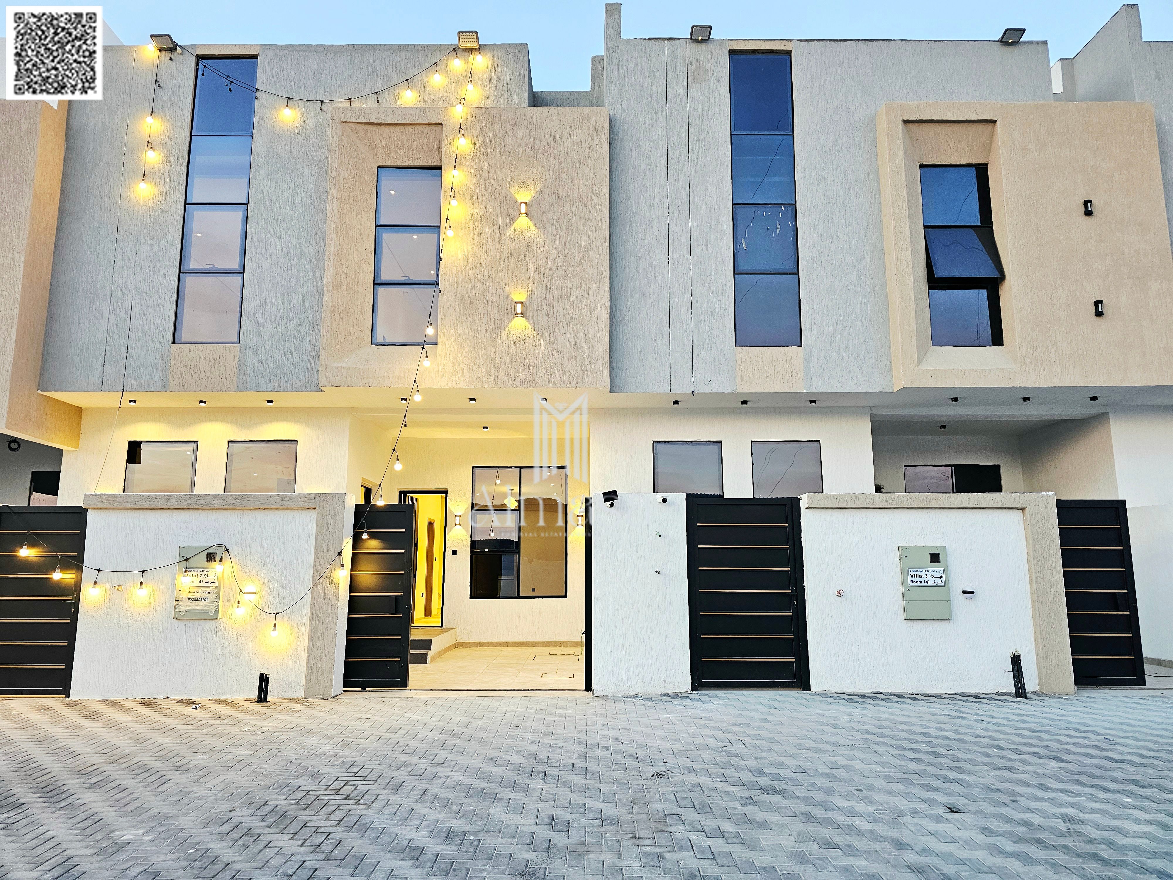 Modern villa, very spacious rooms, registration fees included