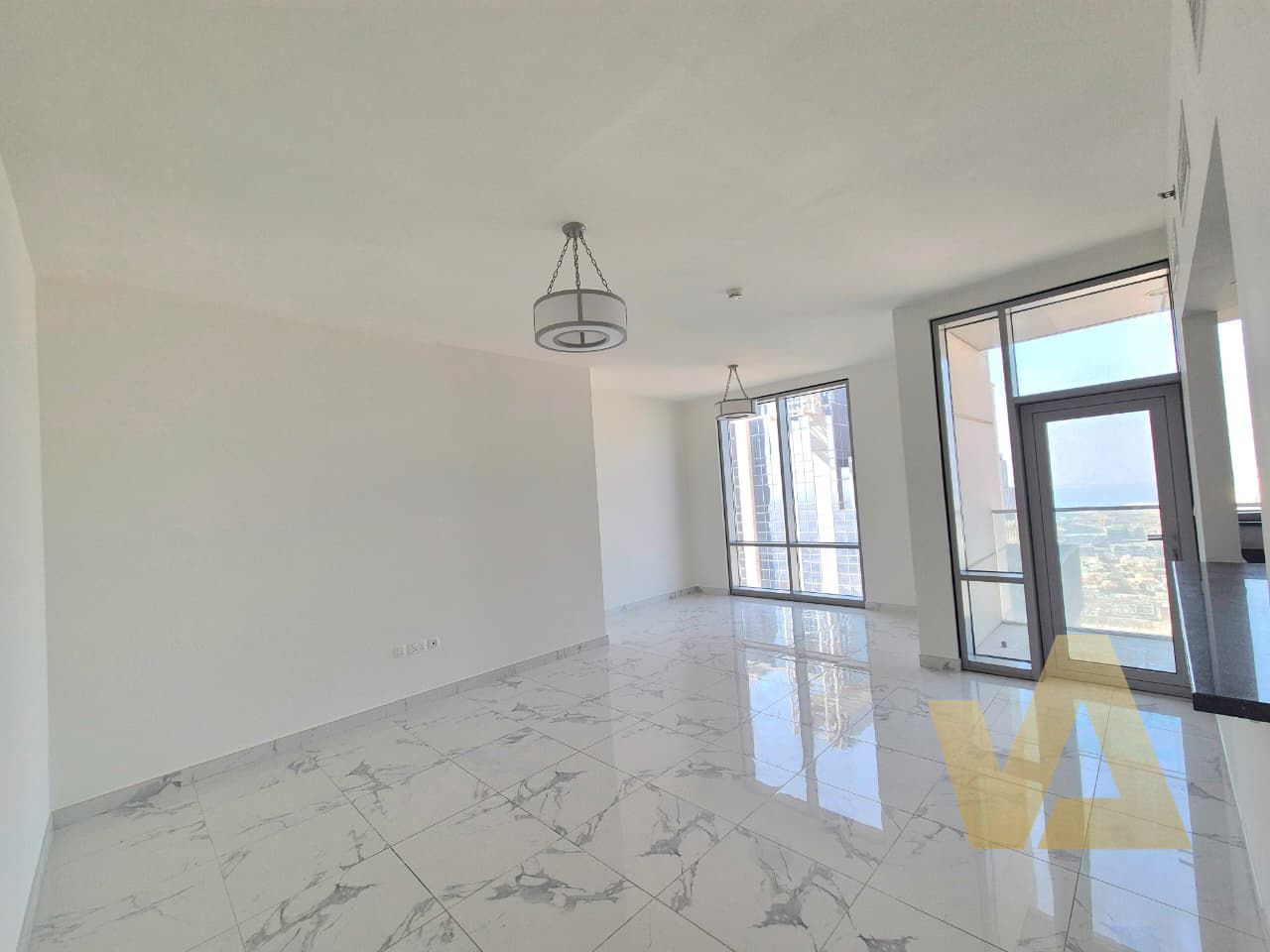 Canal and Sea View | 3 BR Plus Maids | Unfurnished | High Floor