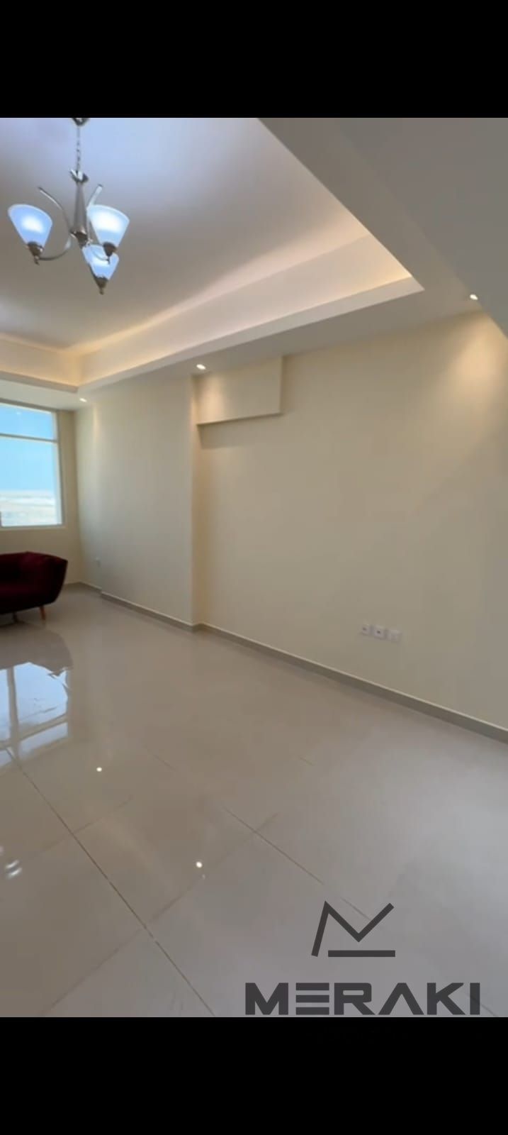 Two bedrooms and a living room at the lowest price on the market, also in a unique and new building on Sheikh Mohammed Bin Zayed Street open view.