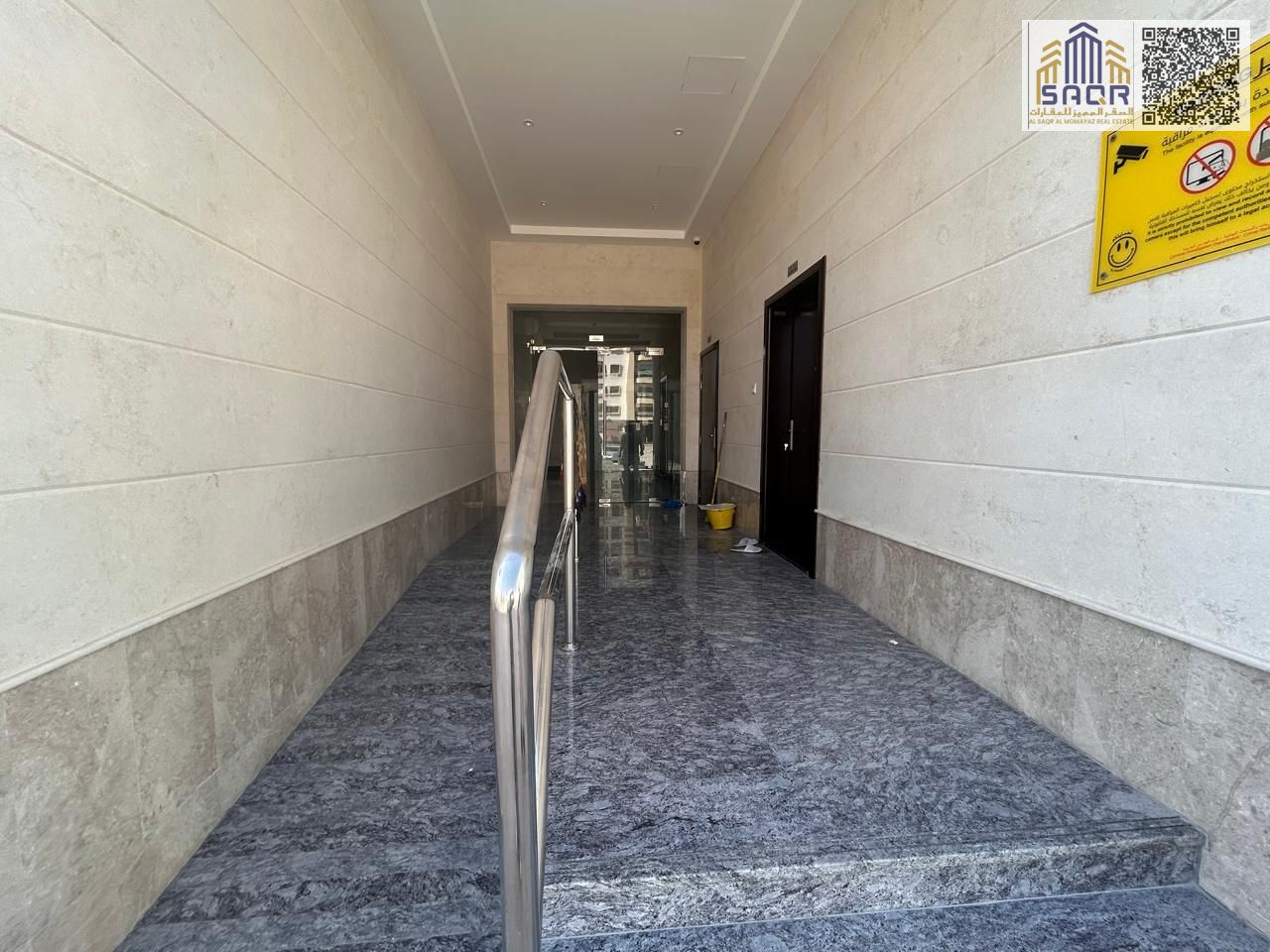 Luxury Three Master Bedrooms Apartment with Large Hallway, Elegant Master Living Room and Full Terrace Covering Entire Area