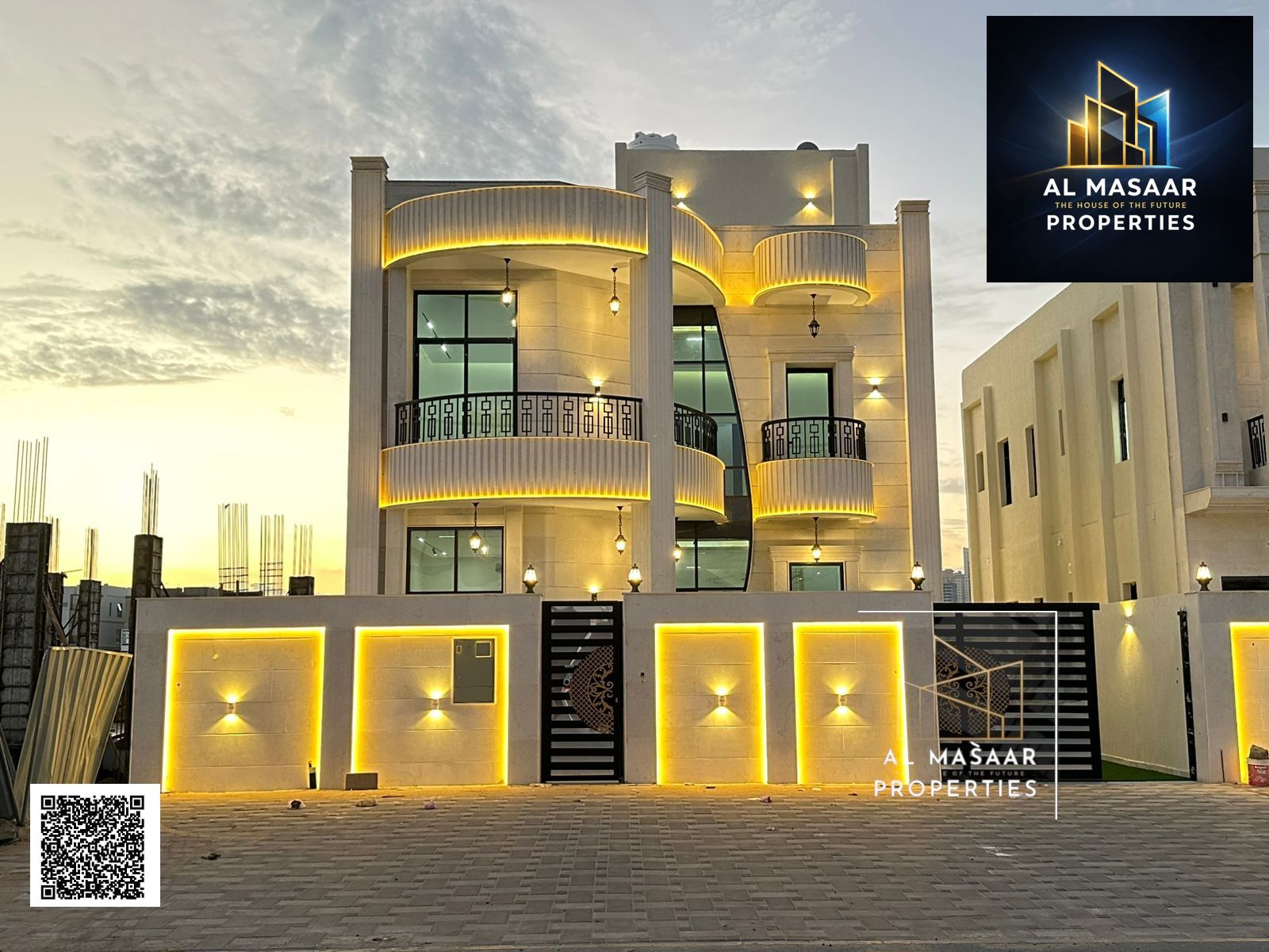 A luxurious villa for sale, combining elegance, comfort, and an ideal location in one of Ajman's most desirable residential areas.