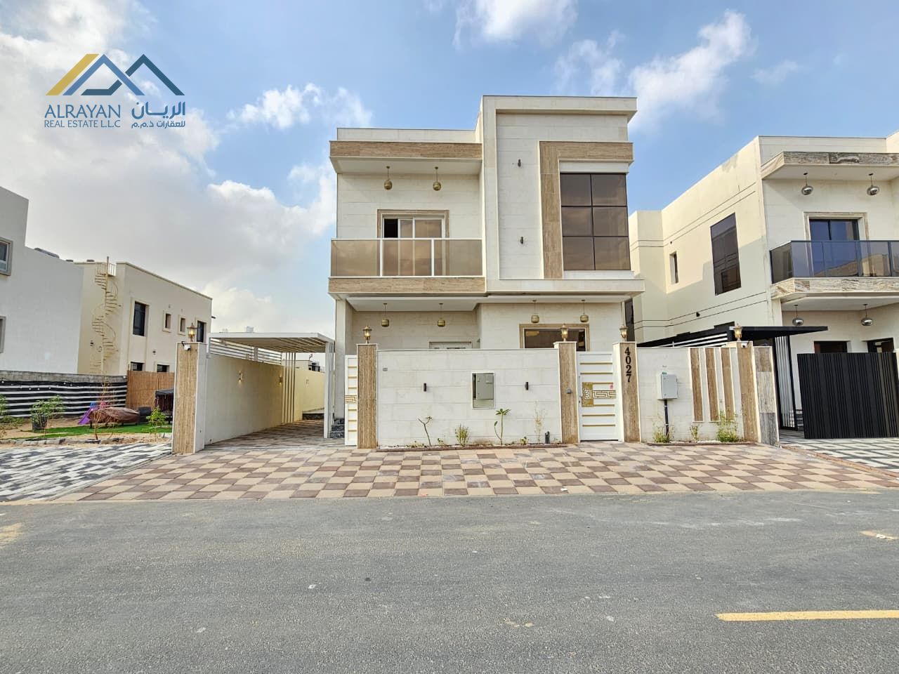 Own a luxury villa with electricity and water included. Luxury villa for sale In Ajman, Al Zahiyah area Close to all services and places of worship 10