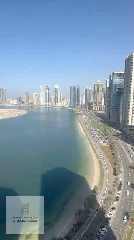 Family Two-Bedroom Apartment with Living Room and Elegant Sea View in Al Mamzar