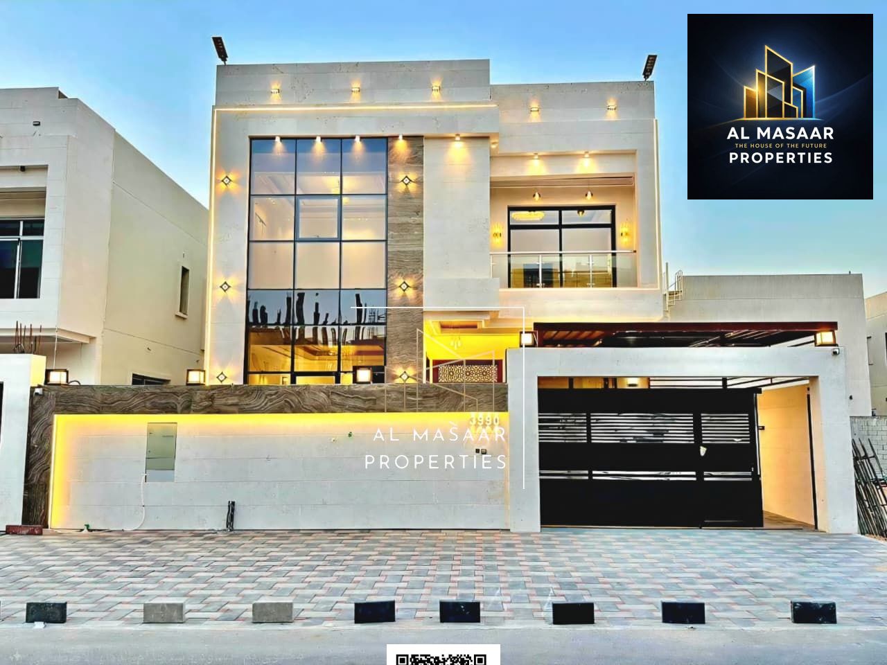 A luxurious villa for sale, combining elegance, comfort, and an ideal location in one of Ajman's most desirable residential areas.