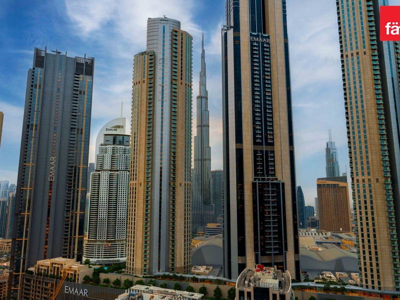 Burj Khalifa View | High Floor | Vacant