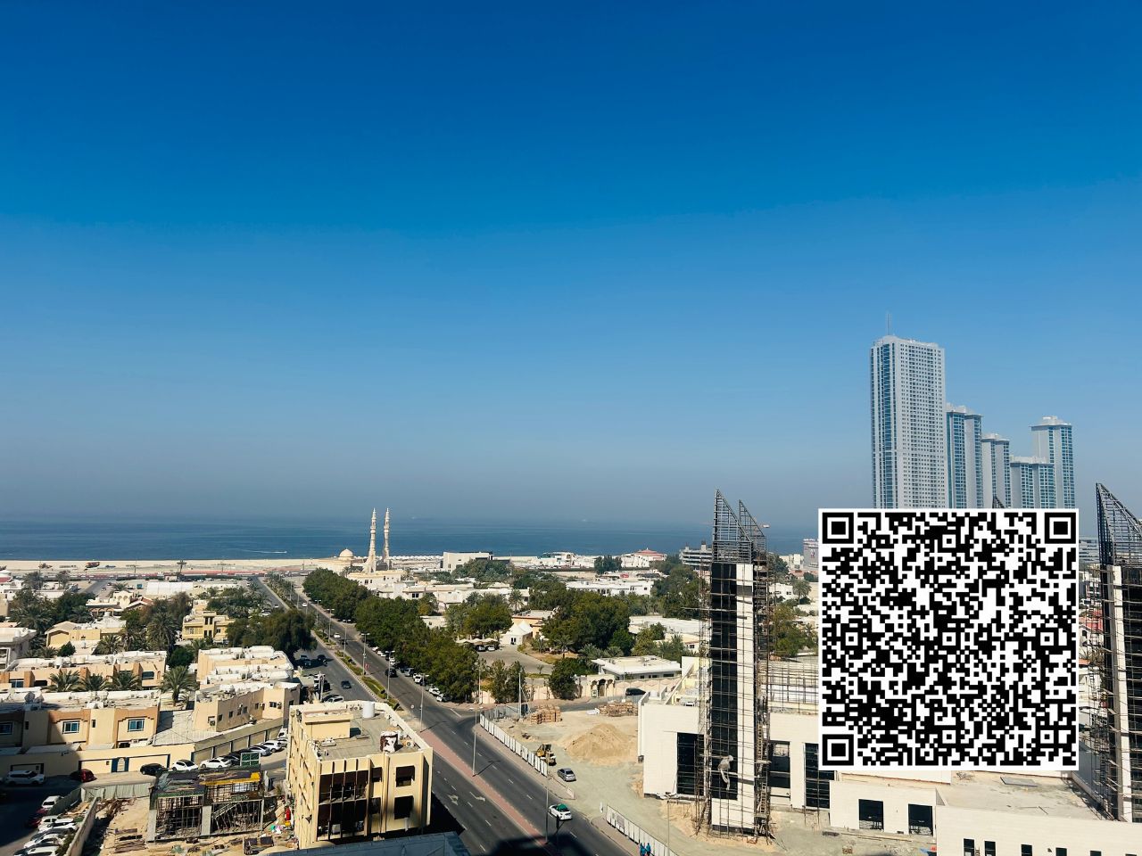 Spacious 1 Bedroom Apartment with Sea View in Ajman One Tower