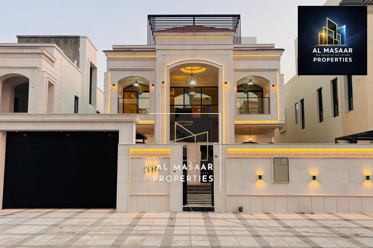 A luxurious villa for sale, combining elegance, comfort, and an ideal location in one of Ajman's most desirable residential areas.