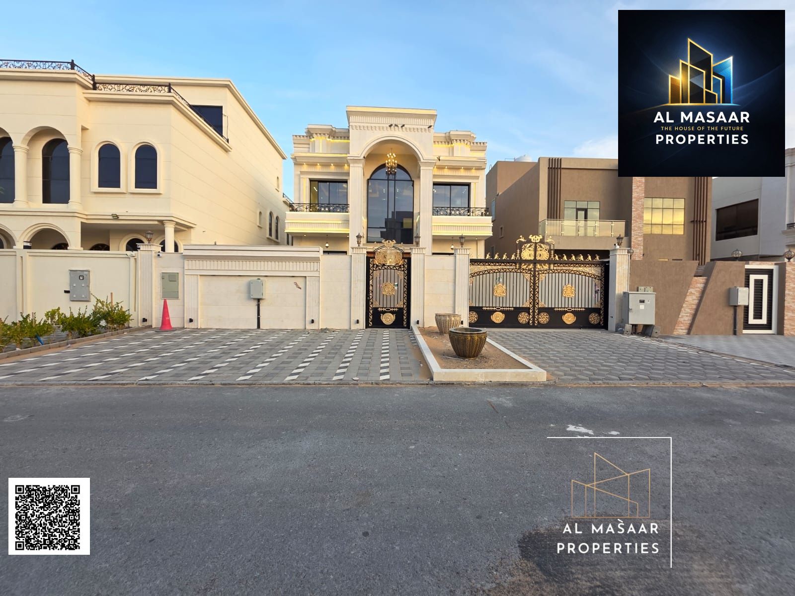 A luxurious villa for sale, combining elegance, comfort, and an ideal location in one of Ajman's most desirable residential areas.