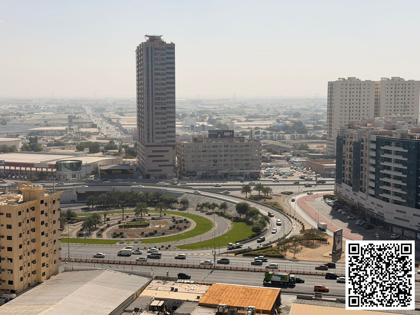 Empty Partial City View 1 BHK Available For Sale in Ajman Pearl Towers Ajman