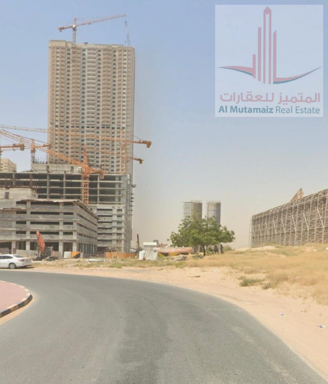 For sale. . Residential and commercial land In Al-Rawda, Al Maktoum Main Street, directly
