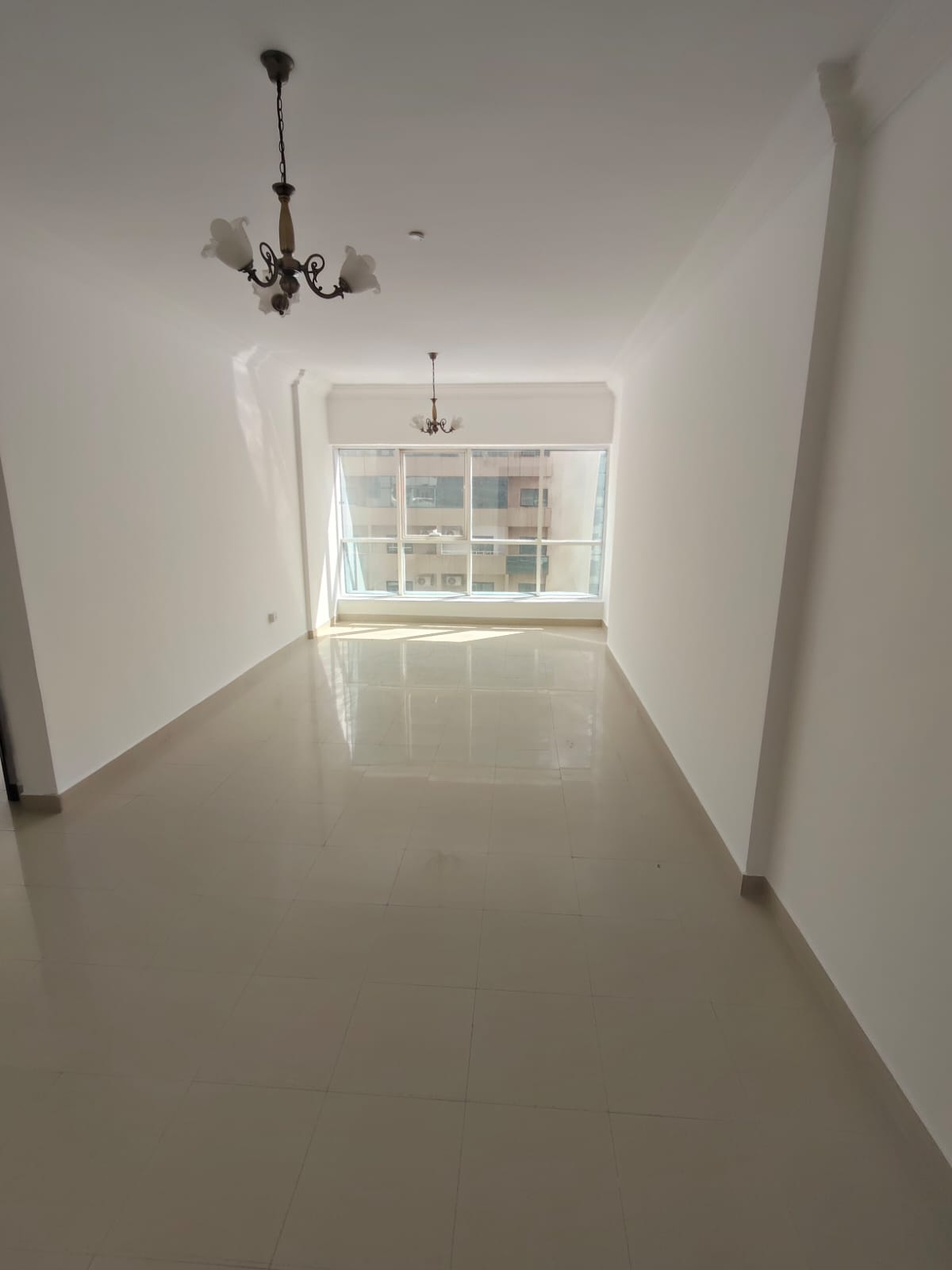 A spacious one-bedroom apartment with a living room 2 bathrooms, master bedroom Al Taawun, close to the corniche