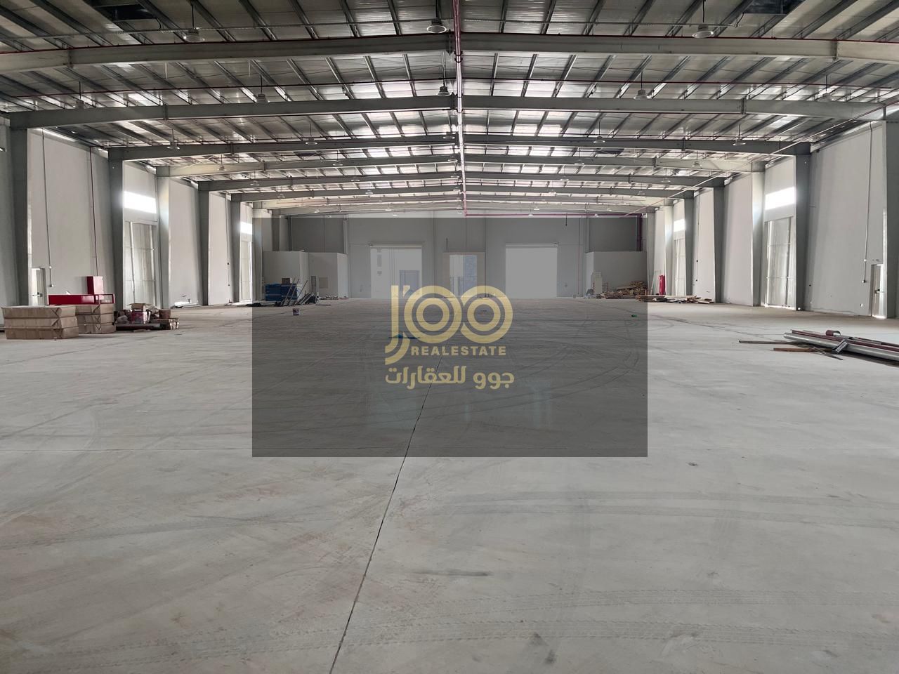 New warehouse, 24,000 sq ft, 50 kW electricity, on a main street