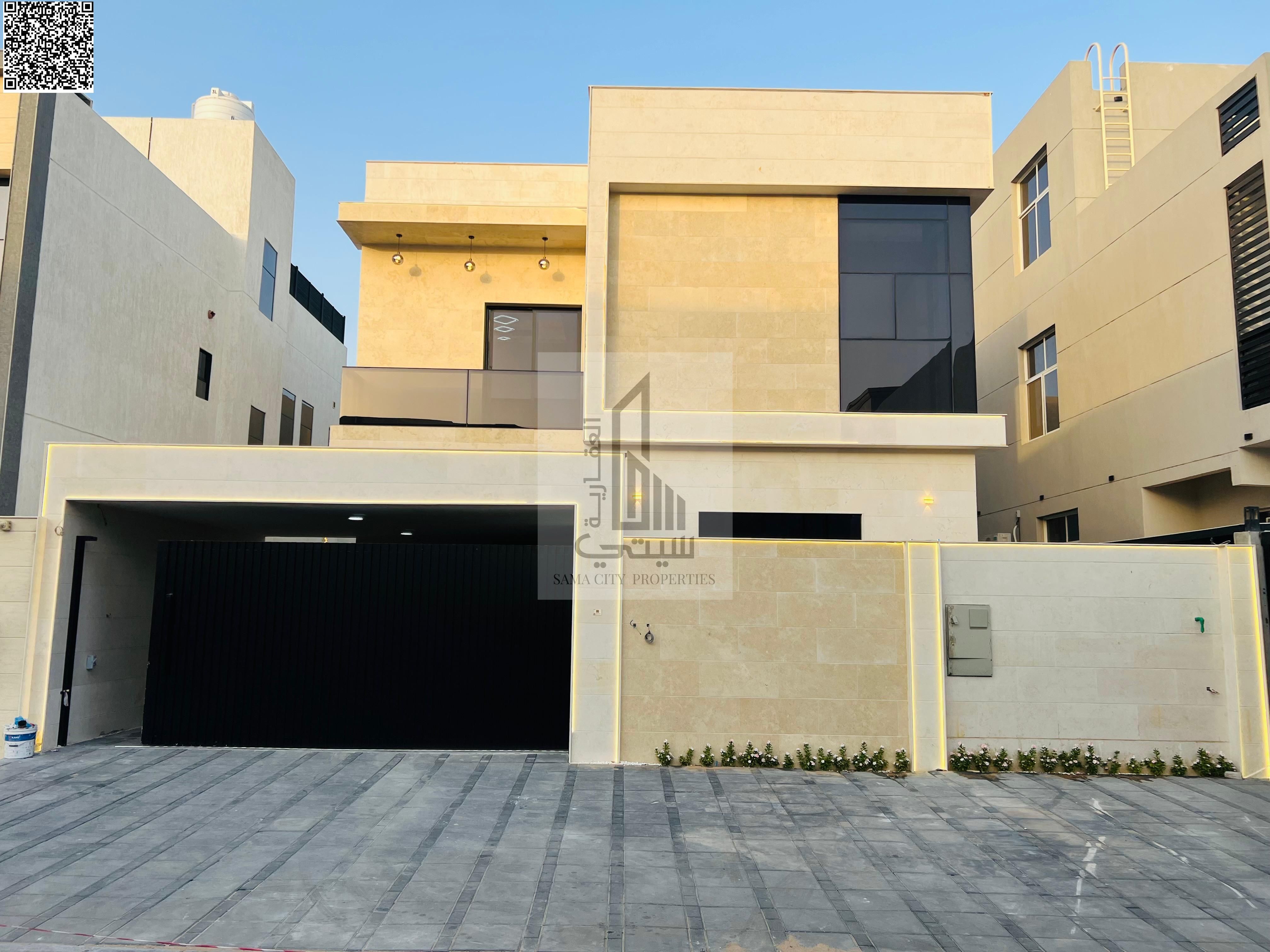 Villa for Sale in Al Yasmin Area • 6 Master Bedrooms • Majlis with Bathroom • Living Room with Bathroom • Main Kitchen • Maid's Room • Large Set