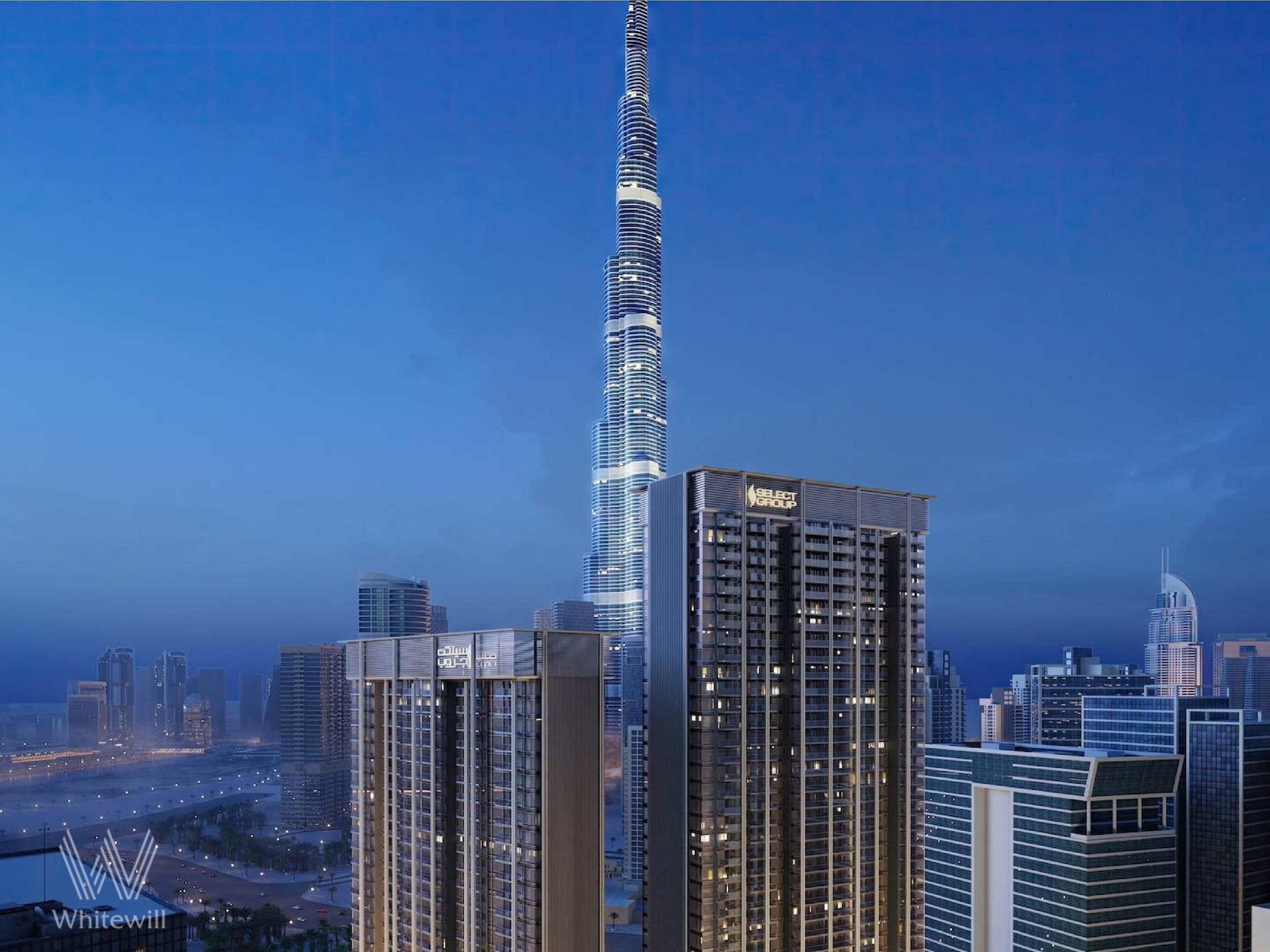 Middle Floor | Bright Home with Burj Khalifa Views