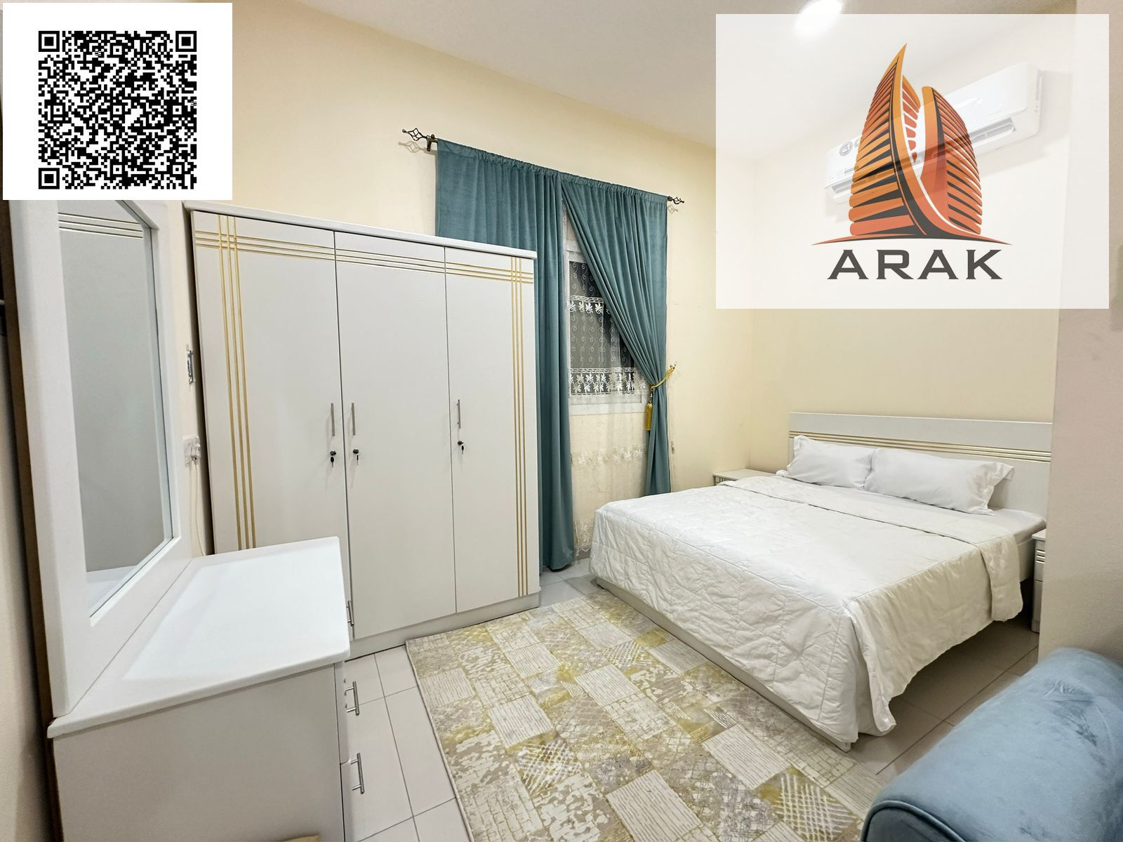 Studio Apartment for Rent – Al Rawda 1, Ajman Fully furnished studio apartment with brand new furniture, located in a family-only building to ensure p