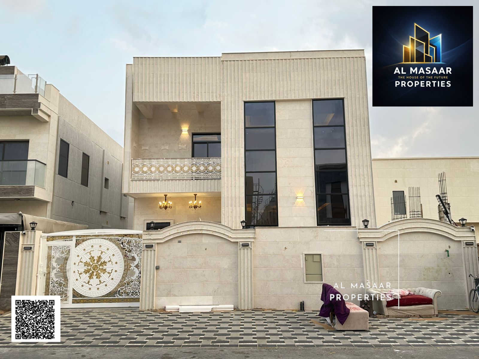 A luxurious villa for sale, combining elegance, comfort, and an ideal location in one of Ajman's most desirable residential areas.