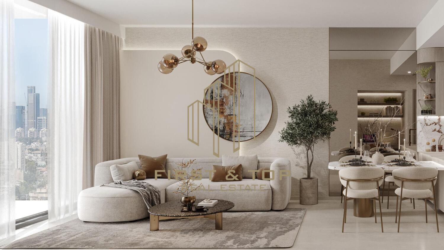 Luxury Life Style | 1 BR Fully Furnished | Stunning Layout | 20% DP | No Commission