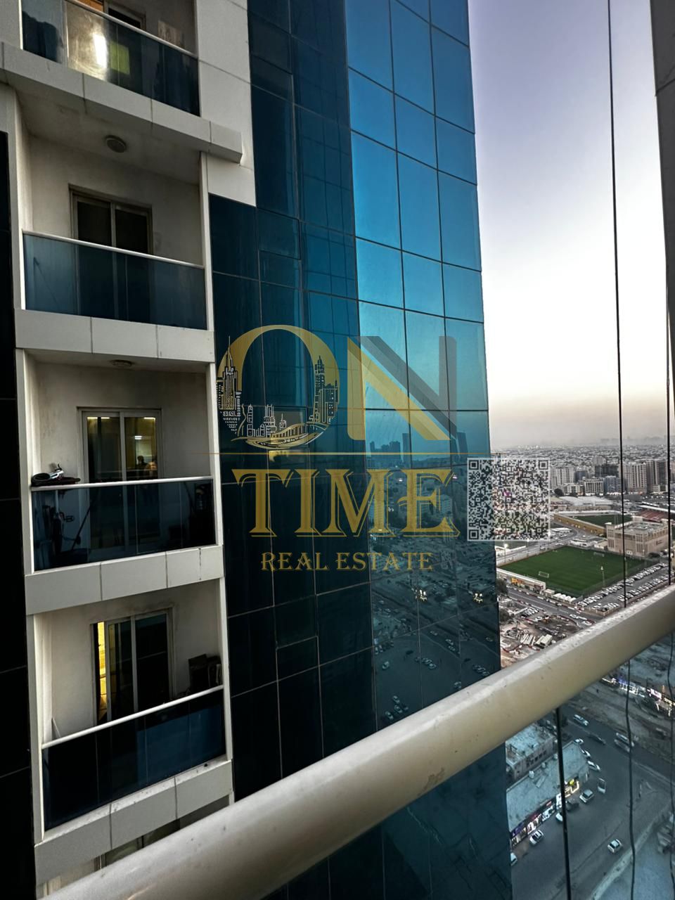 Two-bedroom apartment with a living room for annual rent in Al Rashidiya 1, Al Raha Tower | Excellent finishing | Prime location | Privacy
