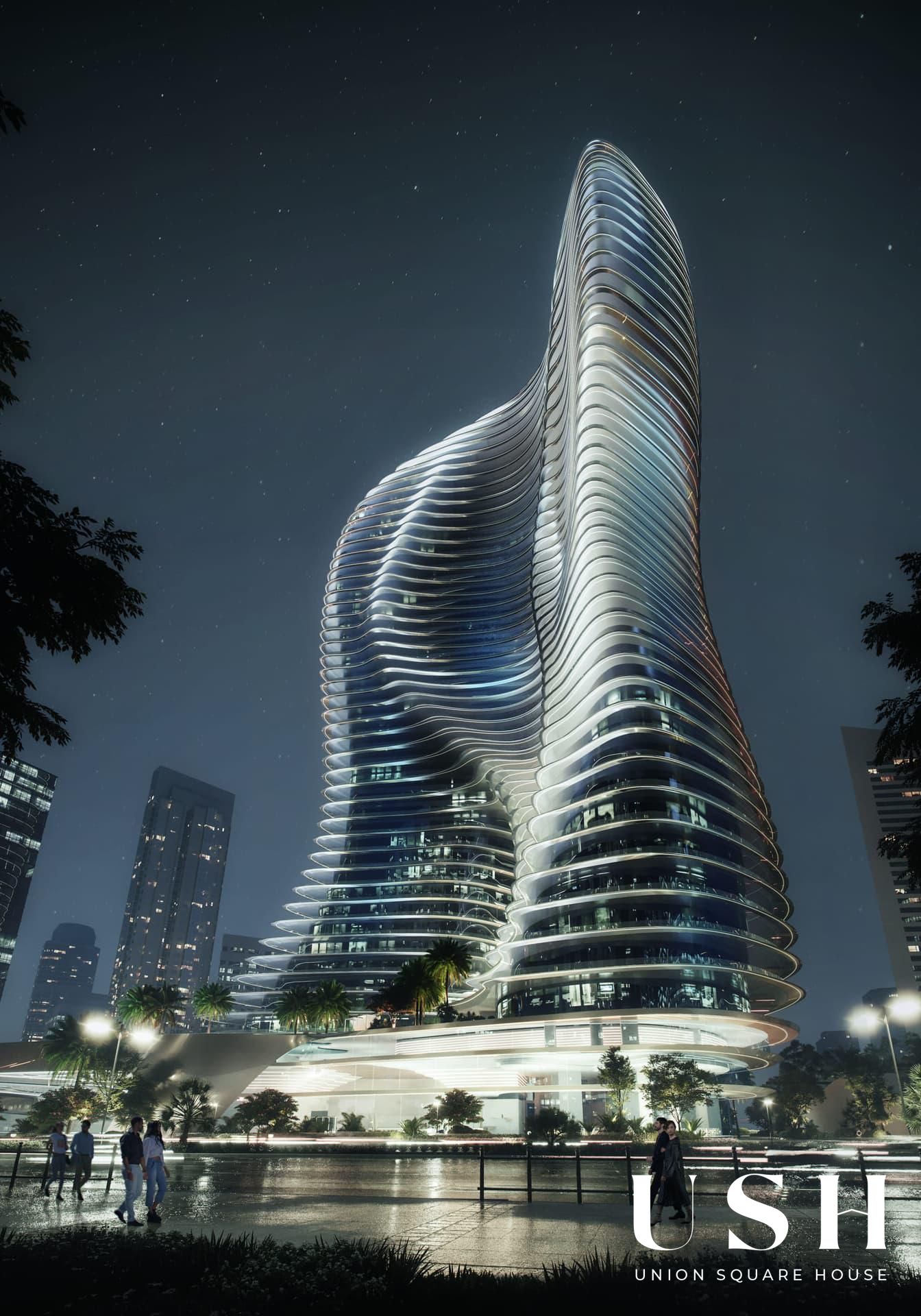 4-Bedroom Residence for Sale | Bugatti Residences by Binghatti | Burj Khalifa View