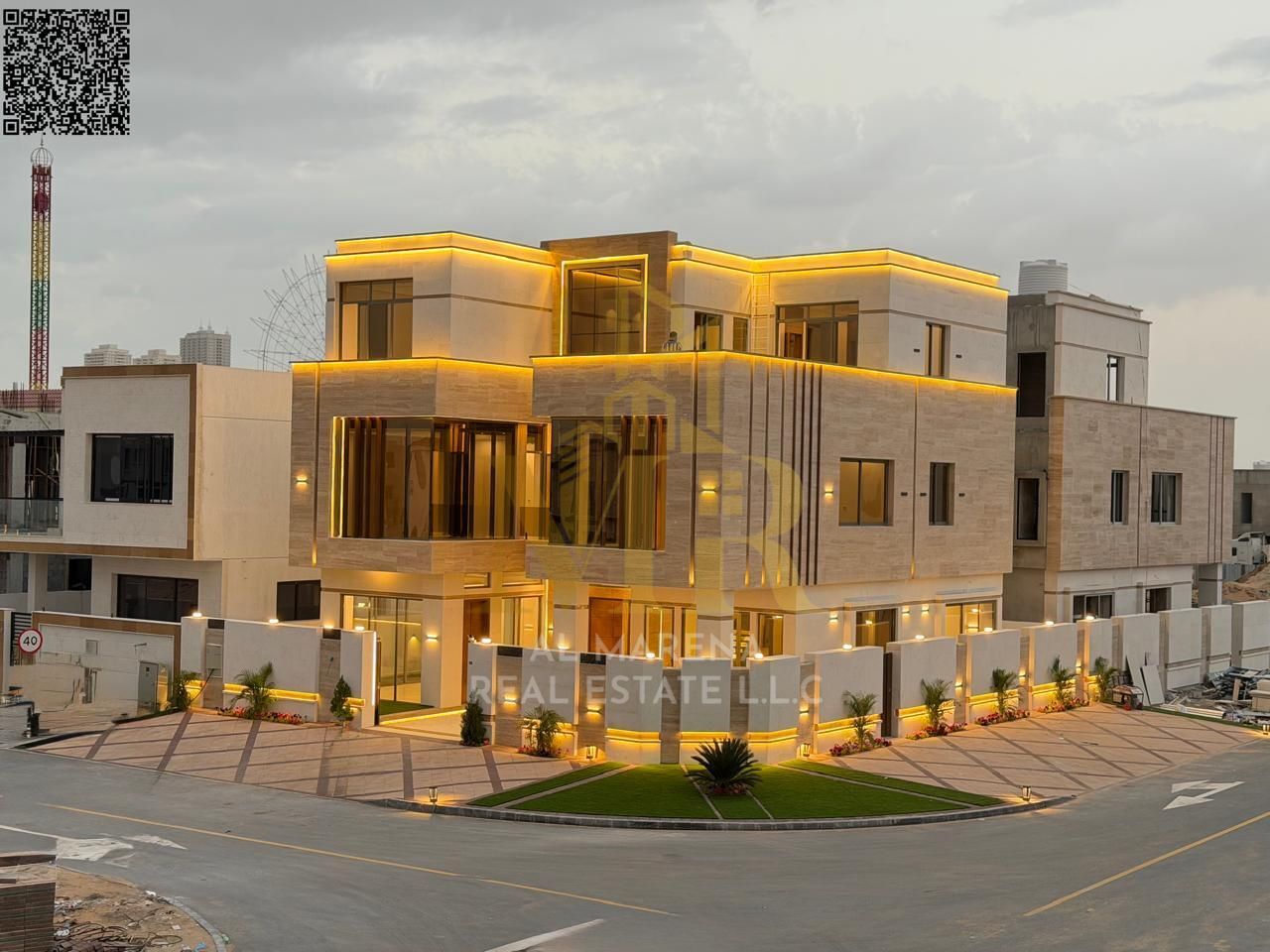 A villa with an all-inclusive price on the main street, ready to move in, in the most prestigious areas of Ajman. Freehold ownership for all nationali