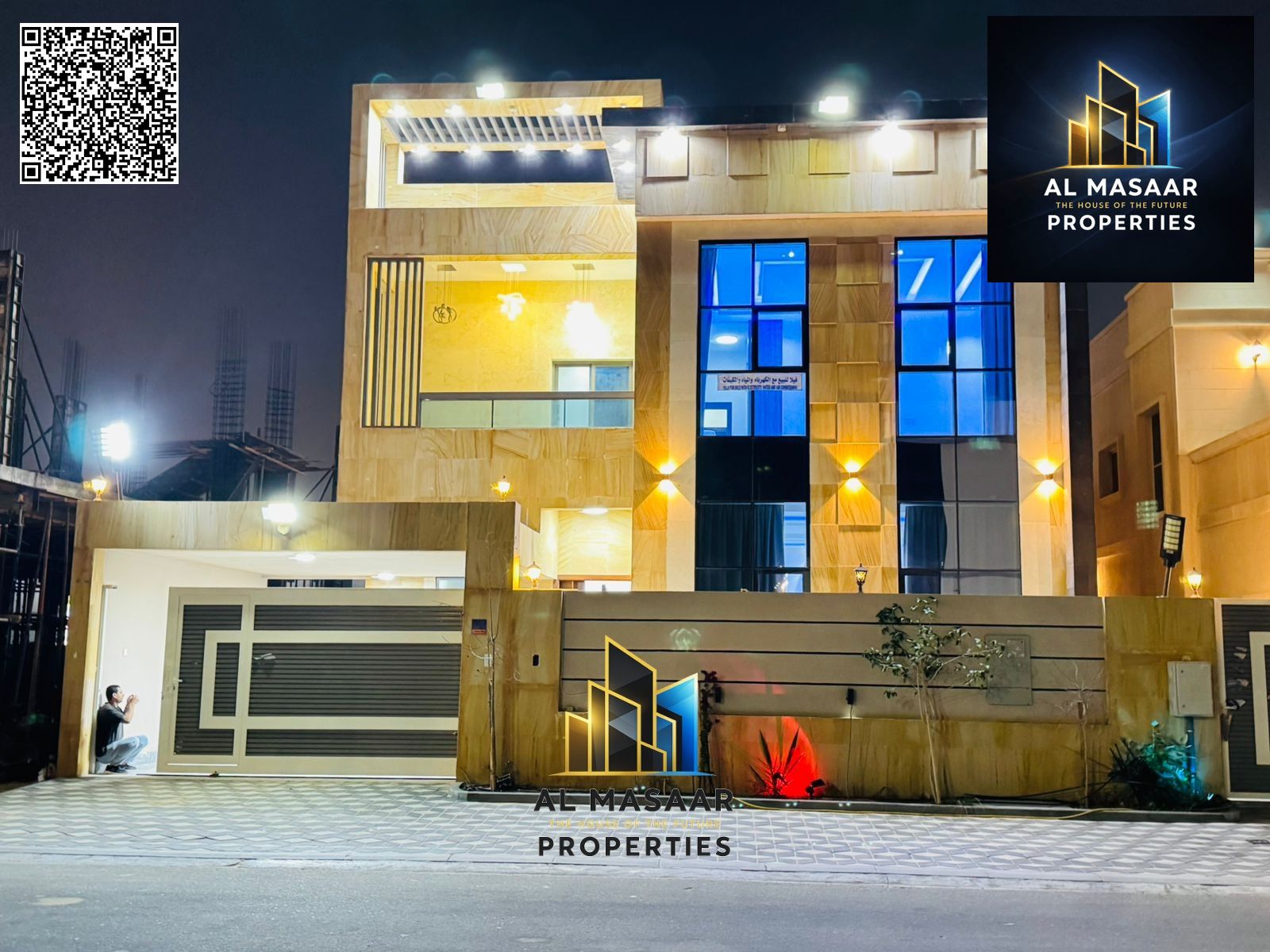 Two-story villa with a rooftop terrace for rent in one of Ajman's most prestigious areas. Receive your villa ready to move in - very spacious interior