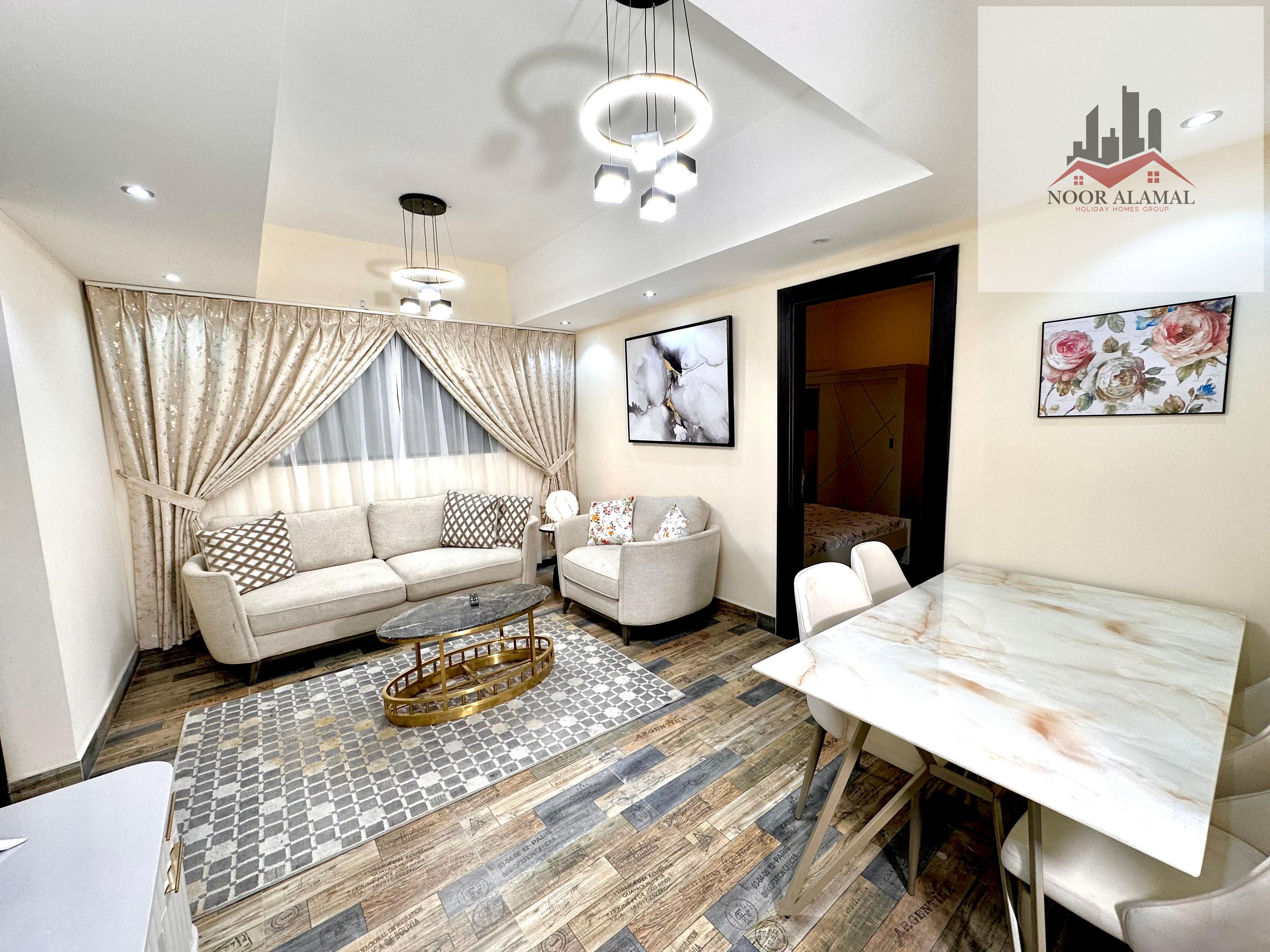 Sharjah, Al Nabaa, one bedroom, living room, kitchen, and two bathrooms