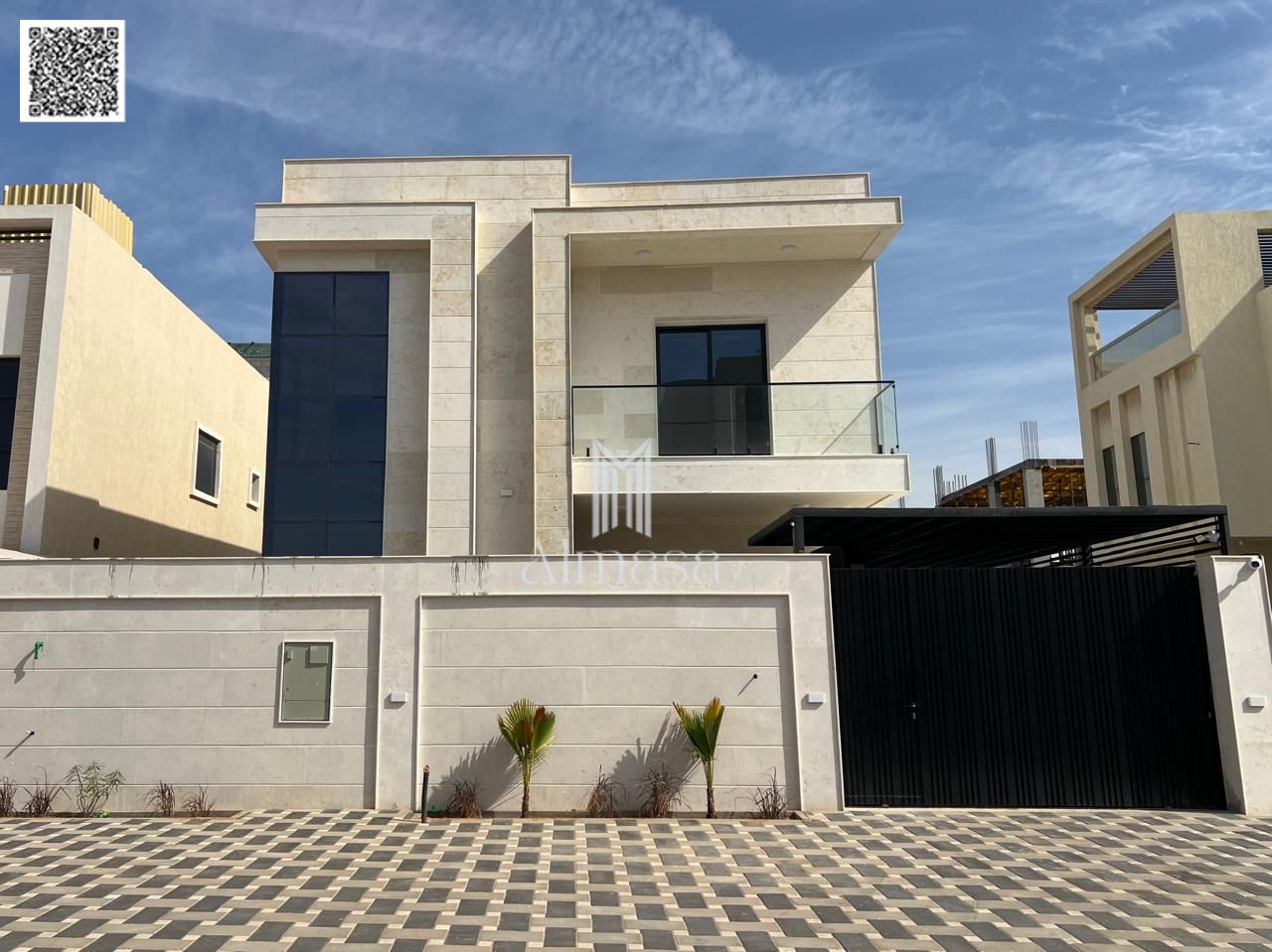 Modern European-style villa for sale in Ajman, Al Zahia. Freehold ownership for all nationalities.