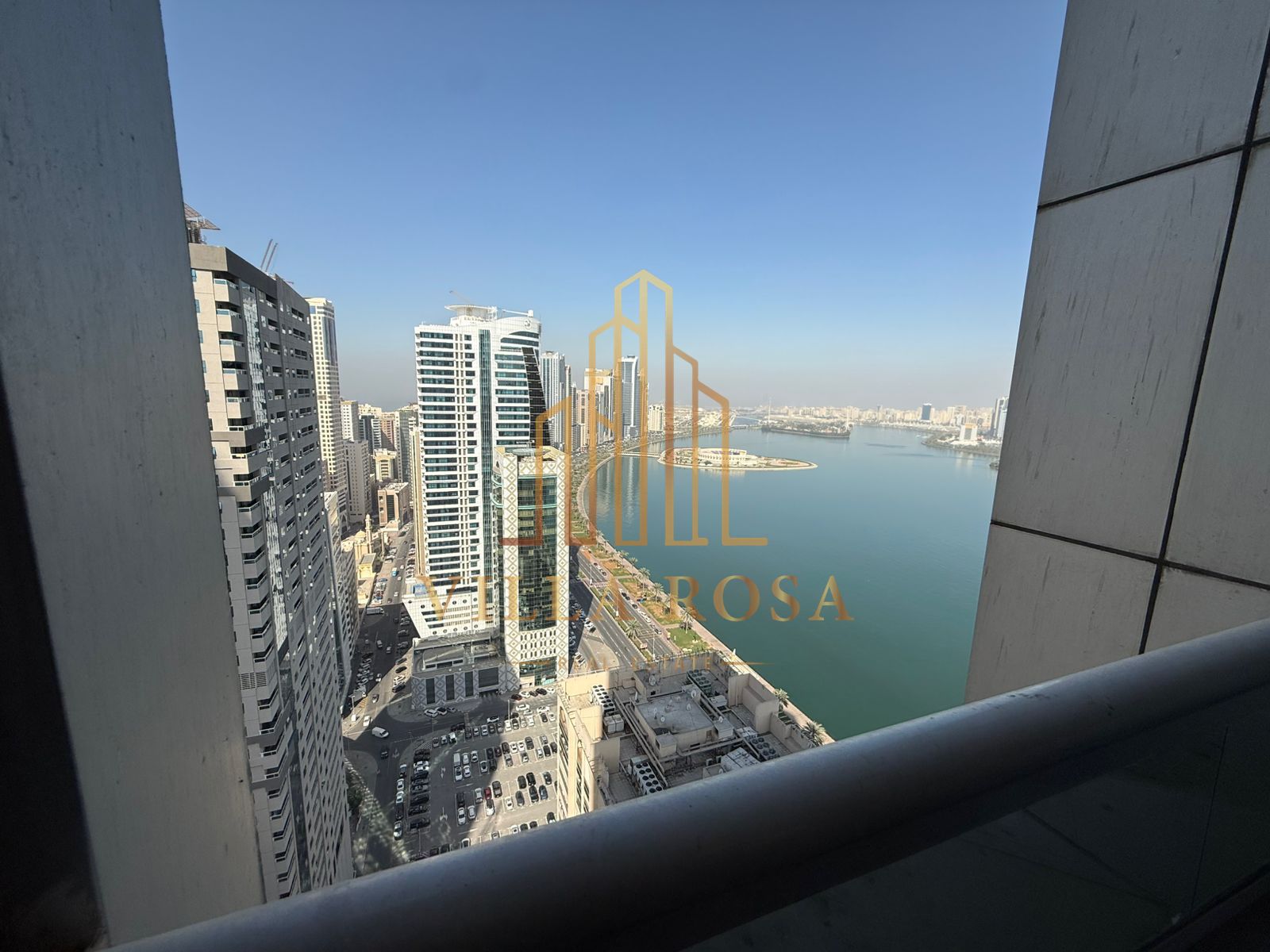For Rent | 3-Bedroom Apartment with Stunning Waterfront View – Amir Bokhamseen Tower | Al Majaz 3, Sharjah