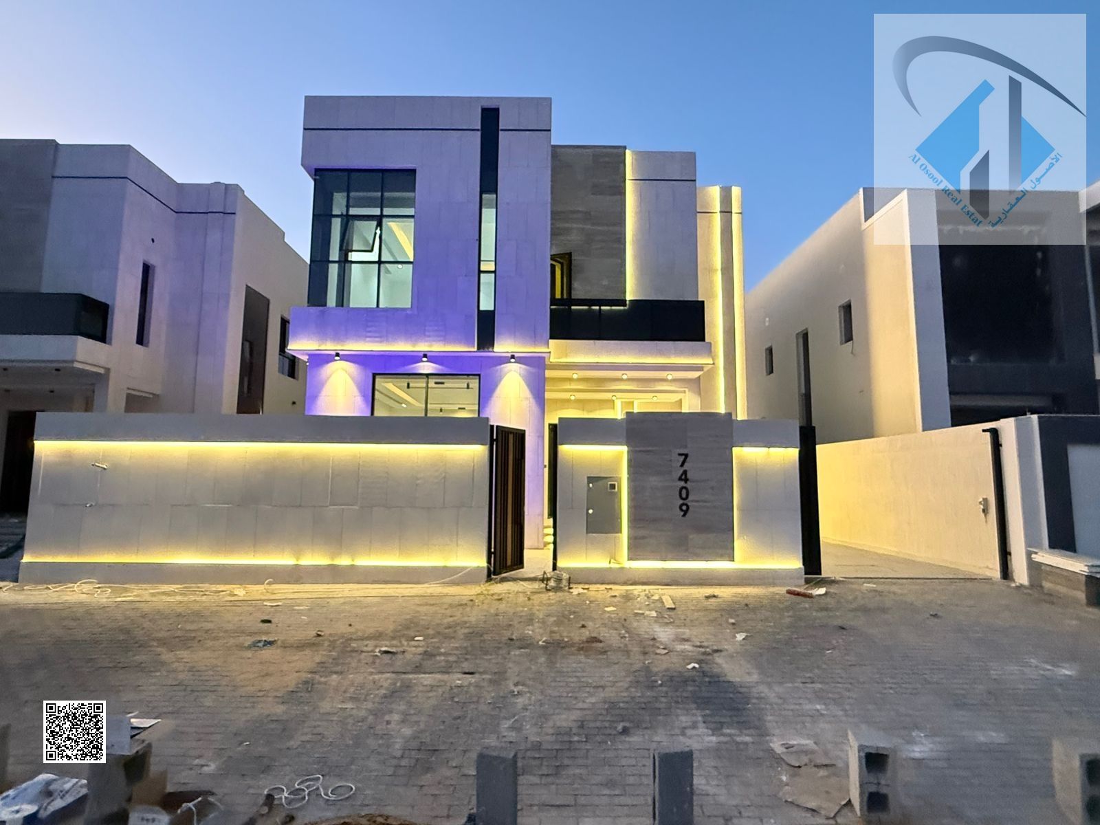 Including registration fees with pool new modern villa