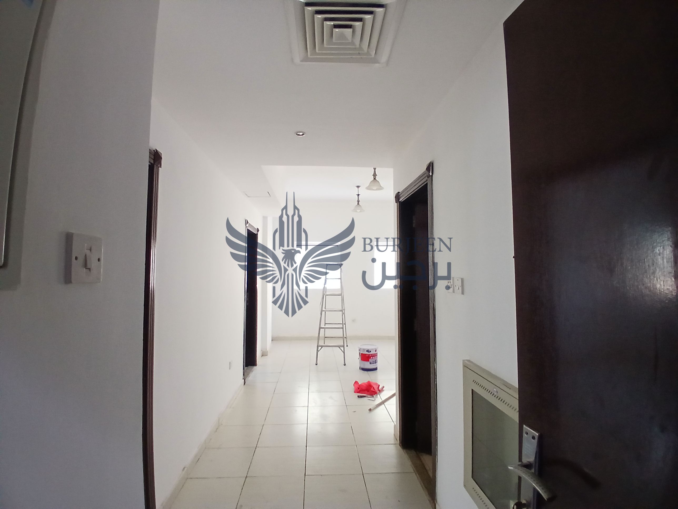 Spacious 1bhk central ac central gas family building in al nabba only 25k