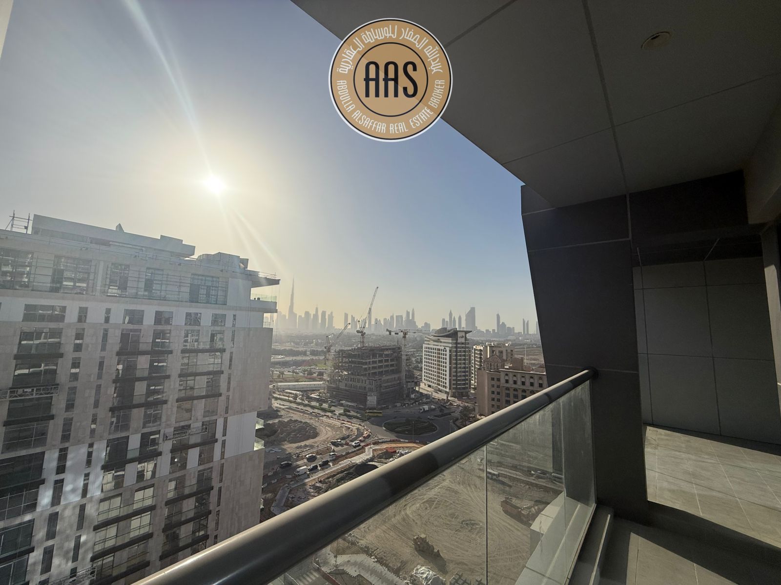 Burj Khalifa view 2bhk 3baths in 130k balcony wardrobes 1parking free