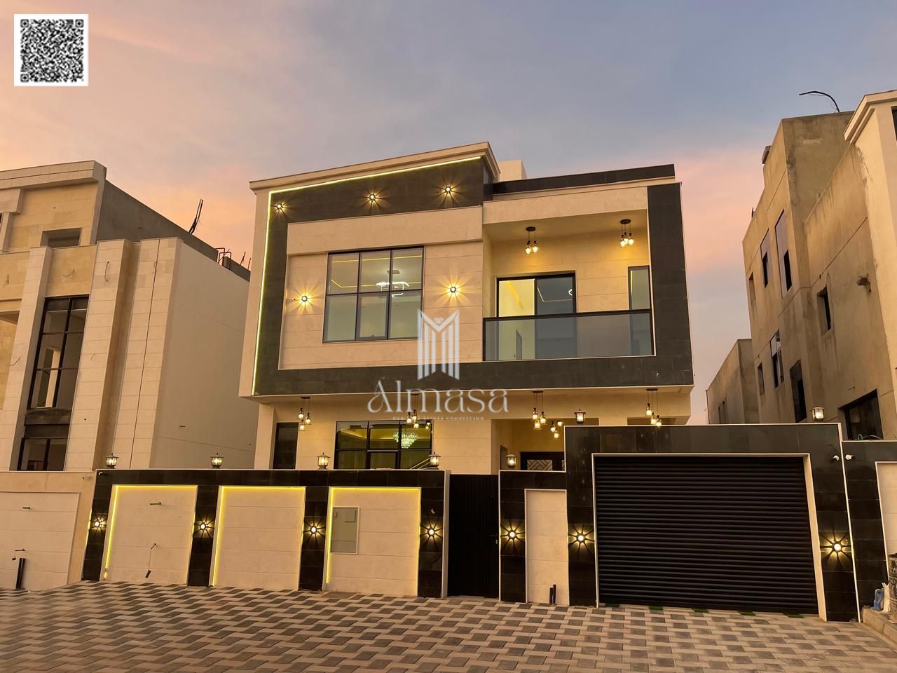 Villa for sale in Al Helio 2 area, very prime location, luxurious finishing, stunning views, close to services, mosque, and Sheikh Mohammed Bin Zayed Road.