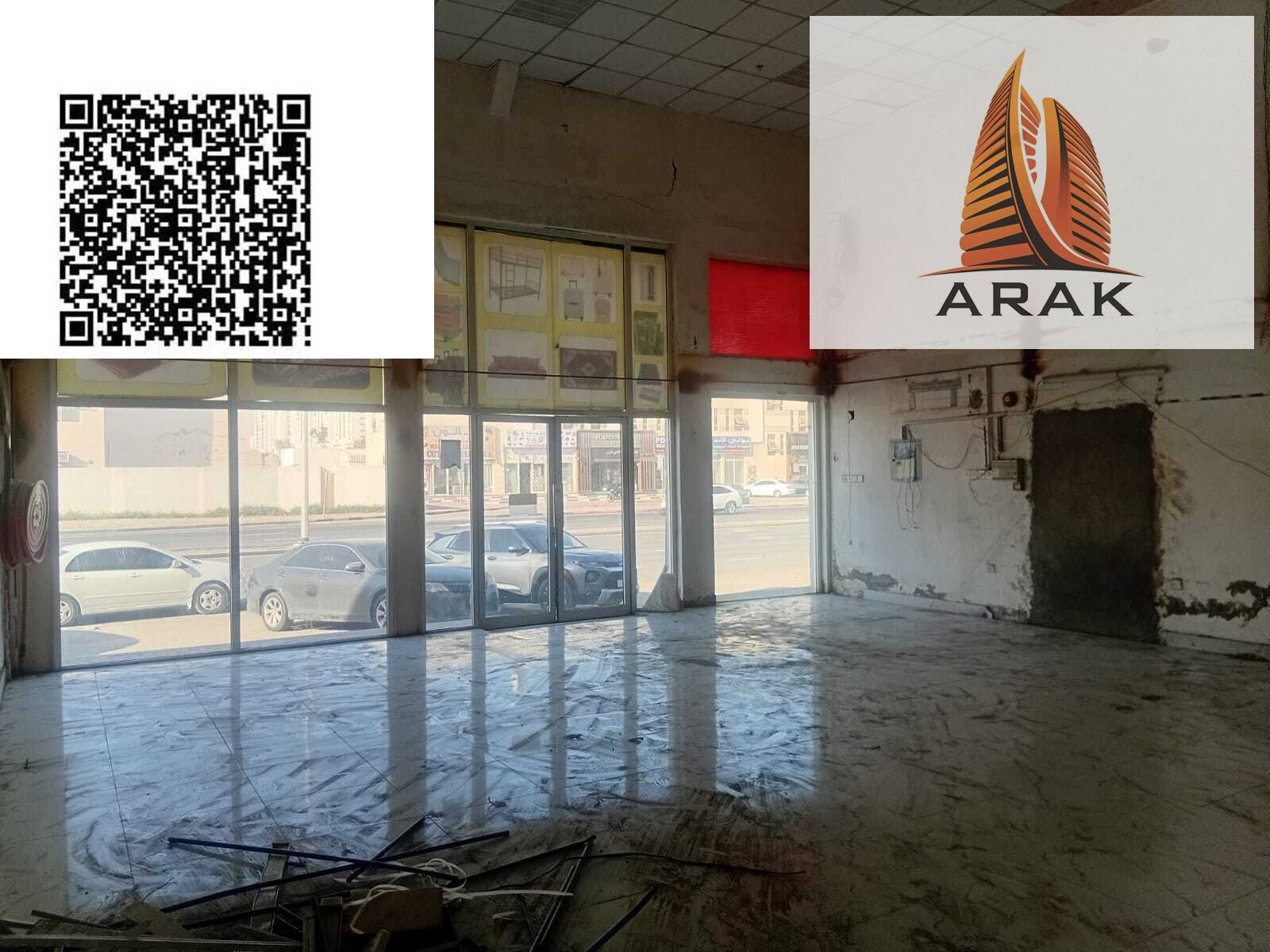 For annual rent, a commercial shop with an area of 900 sq. ft. is available in Industrial Area 1