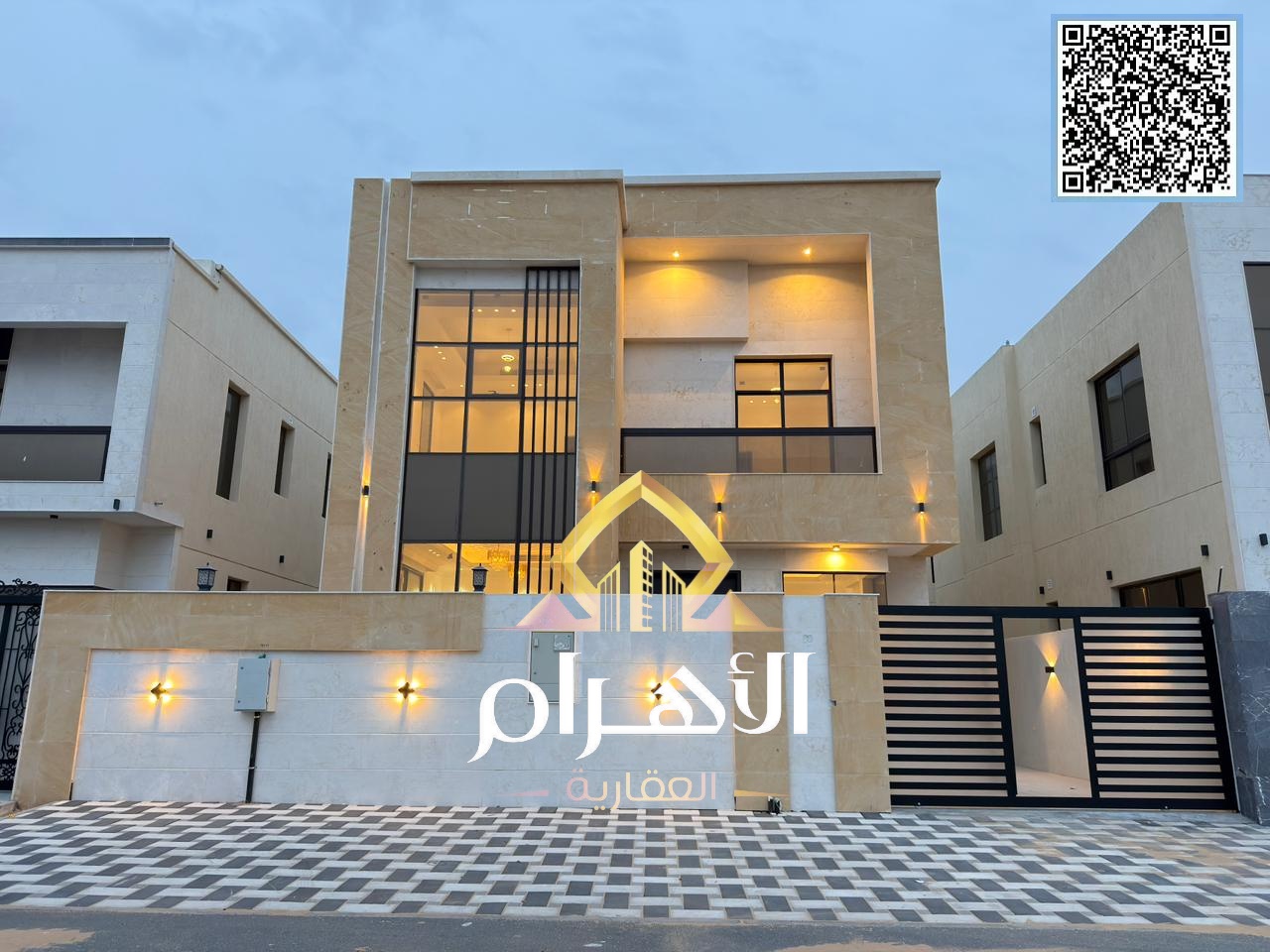 For sale: Distinctive villa in Al Yasmin | 5 bedrooms | Spacious areas | Electricity and water included