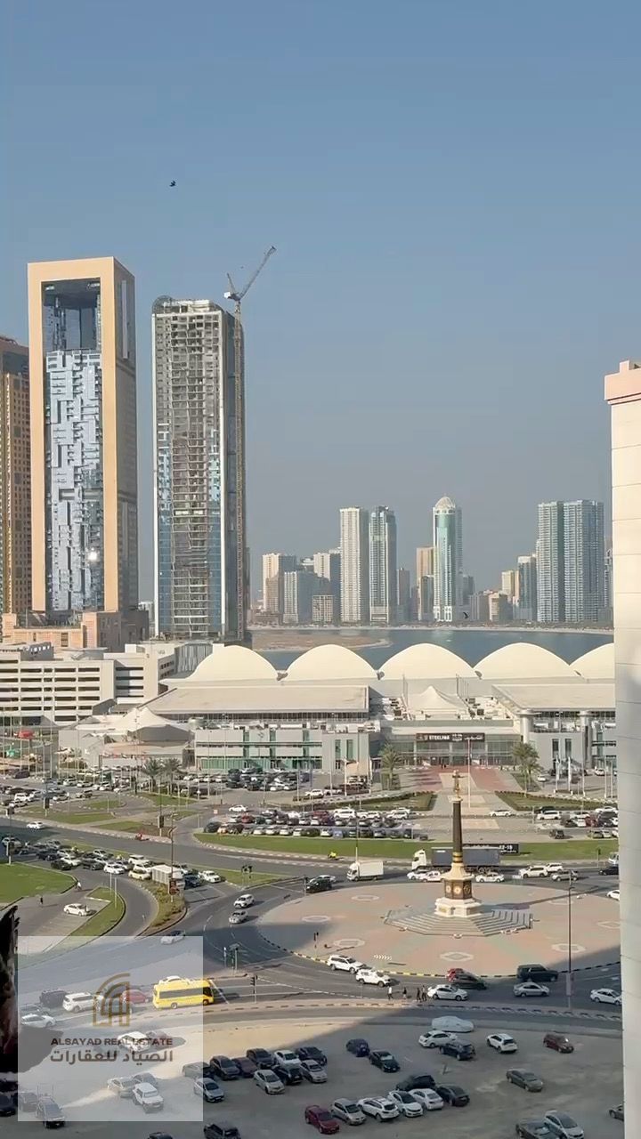 One bedroom and living room in Al Taawun Tower, Manazel 3