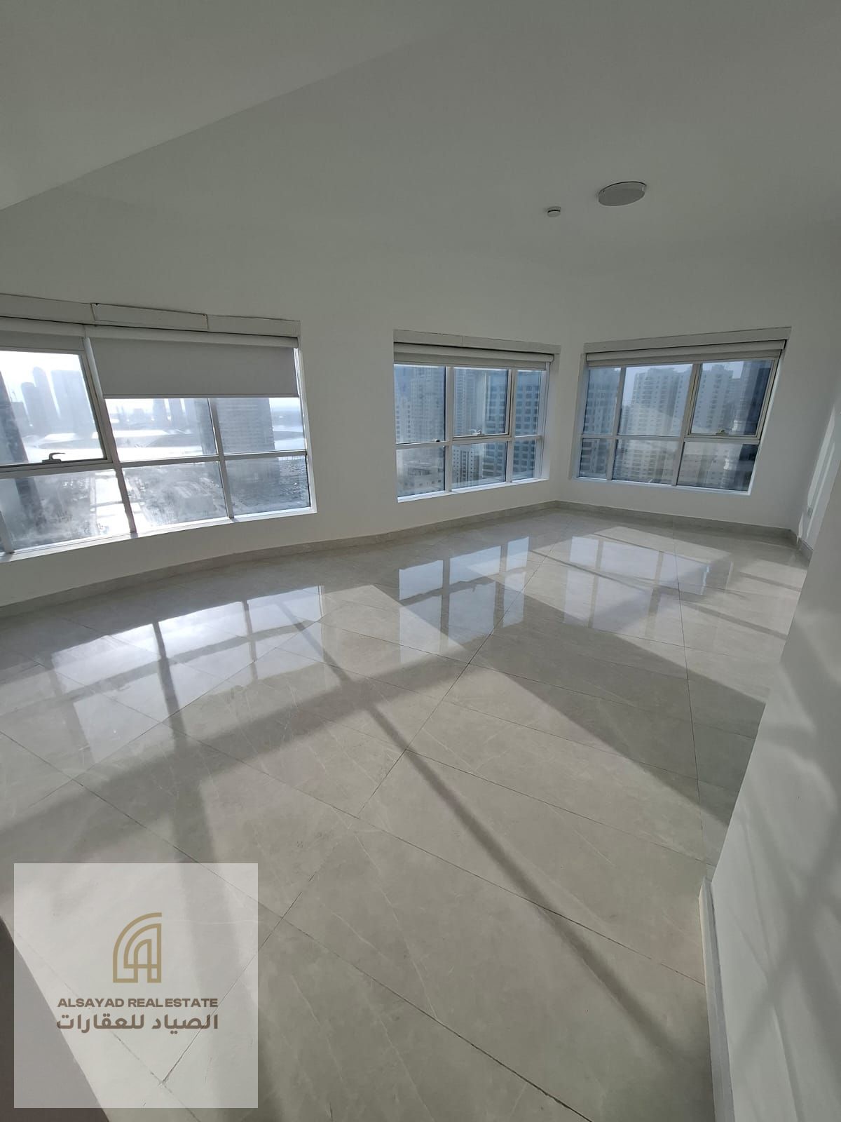 Two rooms and a hall for sale, with a full view of Al Qasba Canal