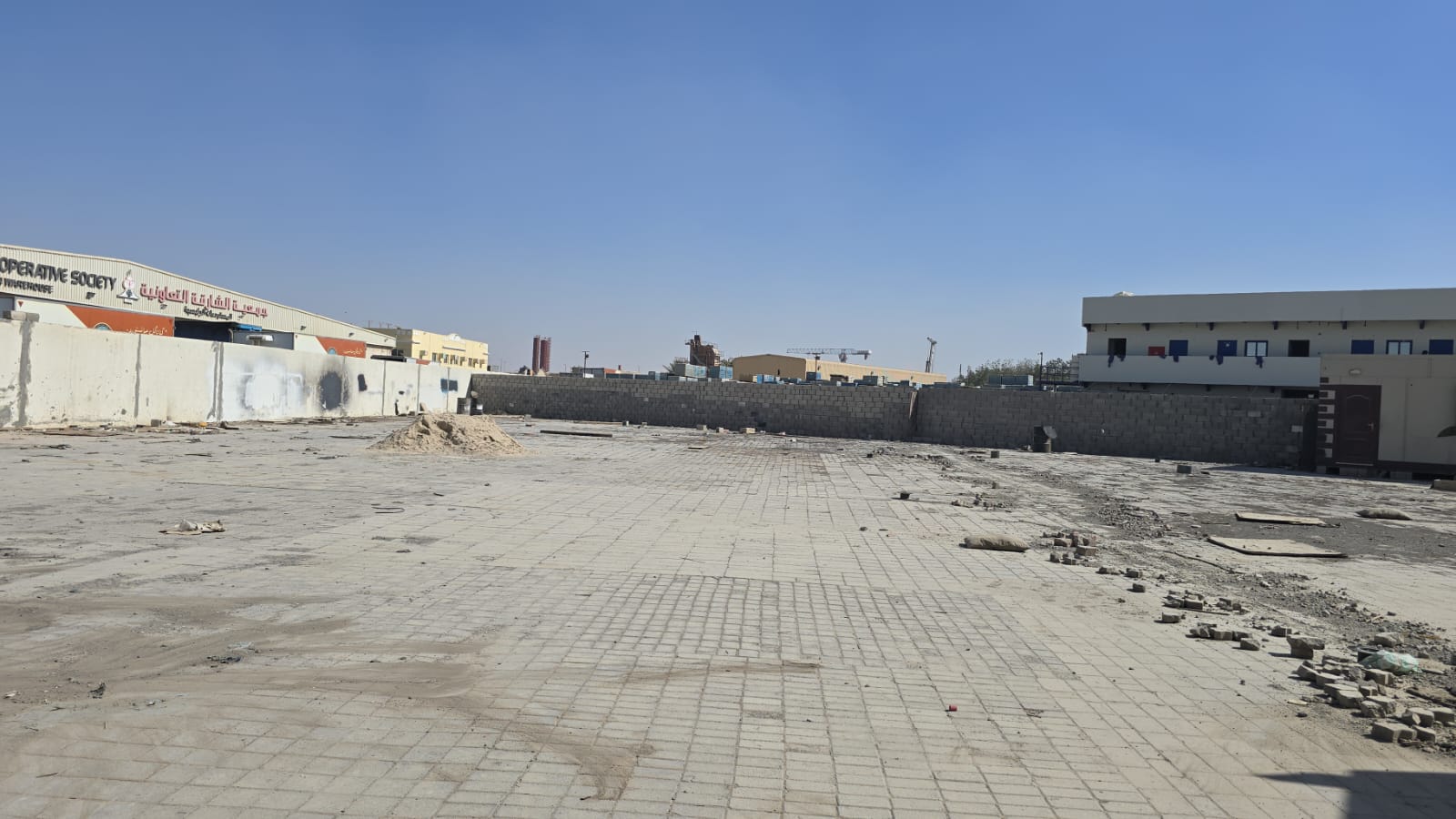 16000 Sqft Open Land 3 PHASE POWER Office Interlock Boundary Wall In Al Saja Sharjah
