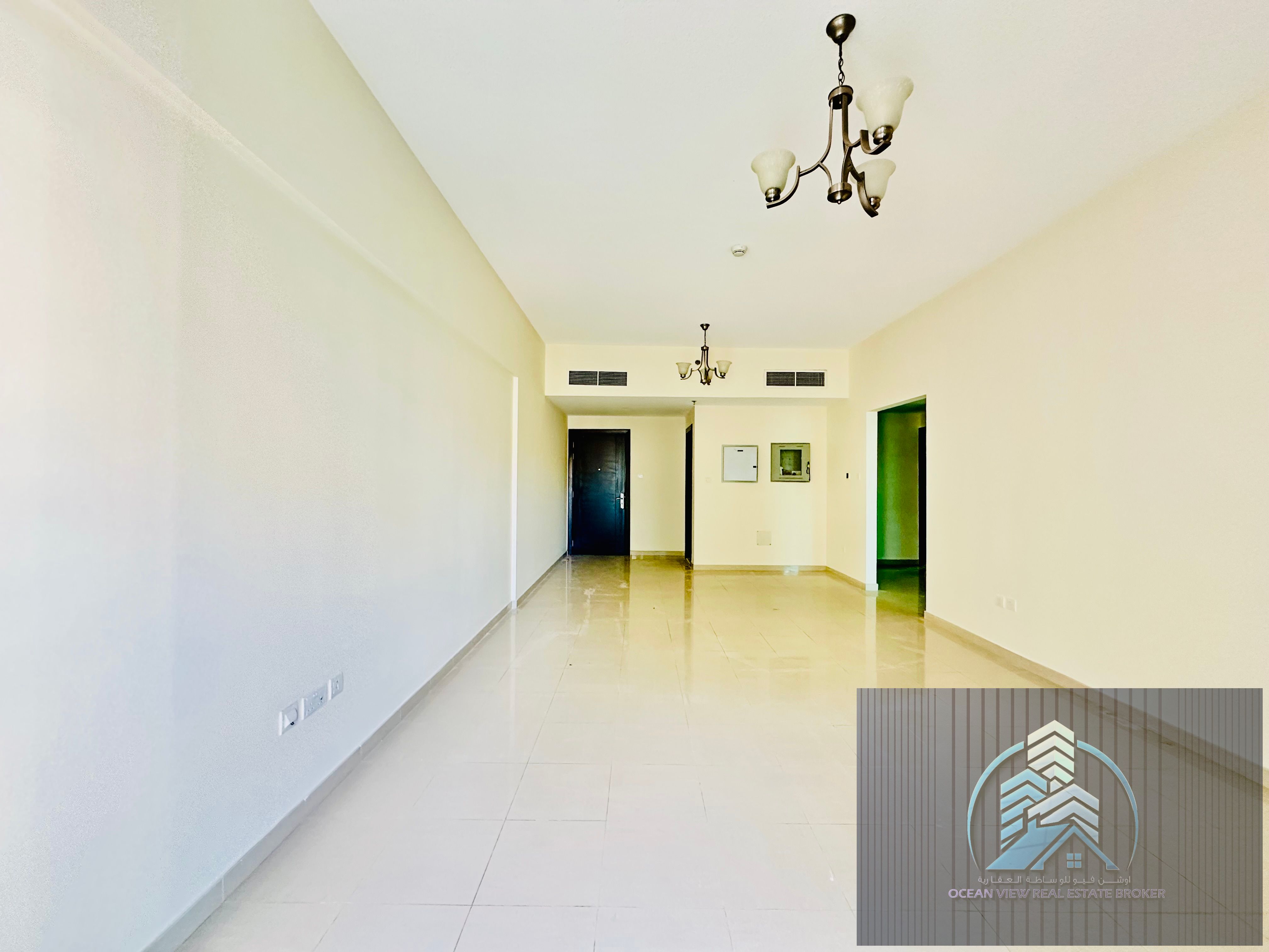Spacious and Bright 2bhk + Maidroom | Large Living Room with Natural Light & Modern Kitchen