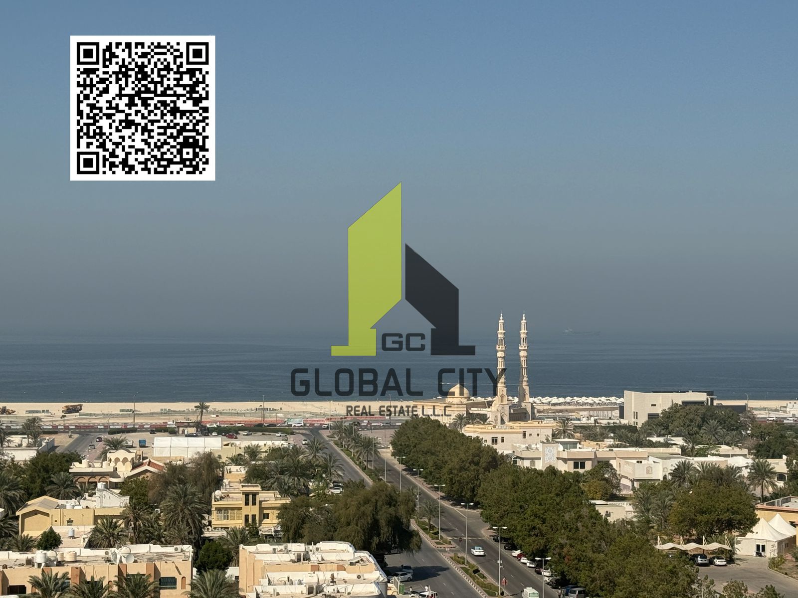 Full Sea View One Bedroom Hall For Rent In Ajman One Tower