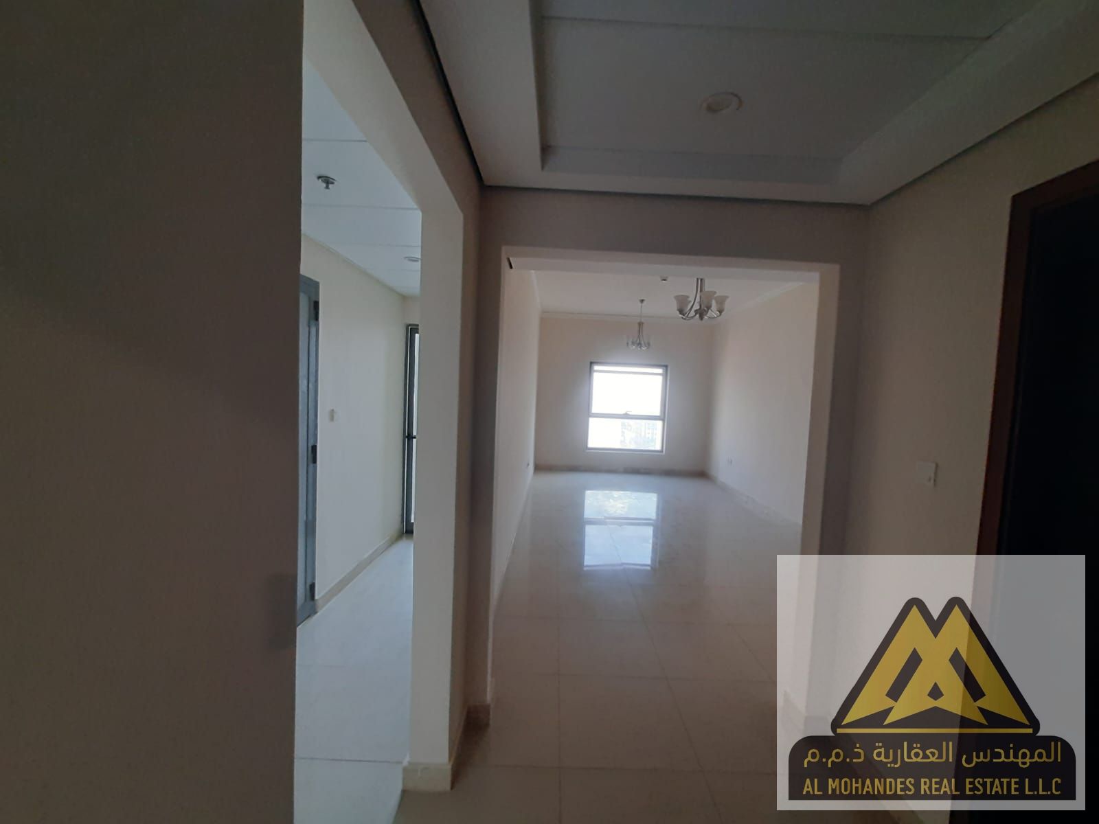 First Occupancy 3-Bedroom Apartment for Annual Rent in Al Nuaimiya 1, Ajman – Central AC, Balcony & Built-In Wardrobes