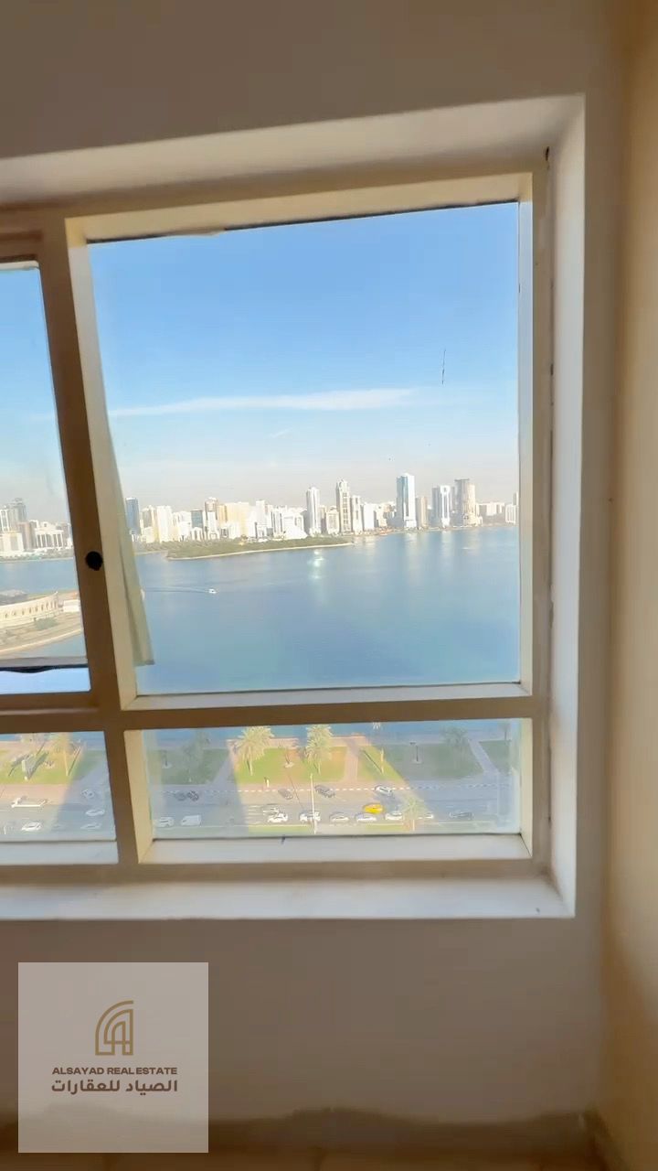Three bedrooms and a living room in Al Majaz 3, Sarah Tower