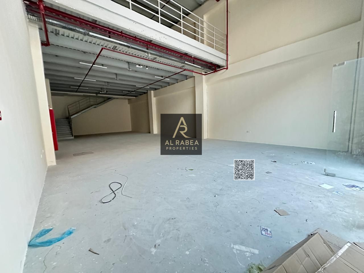 Warehouse for rent in Ajman – Al Jurf 3 Plot 975 – Shed No. 34 1784 sq ft Ground Floor 1247 sq ft Mezzanine Price: AED 150,000 Payment: 4 or 6 install