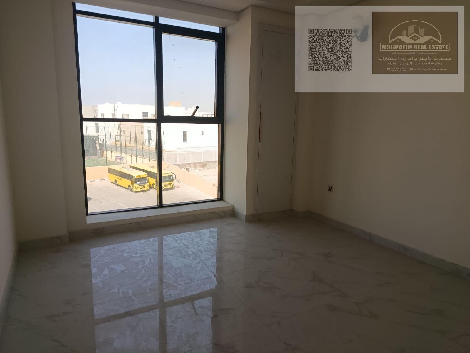 Elegant one-bedroom apartment with living room, first occupant, balcony in Al Mowaihat 3