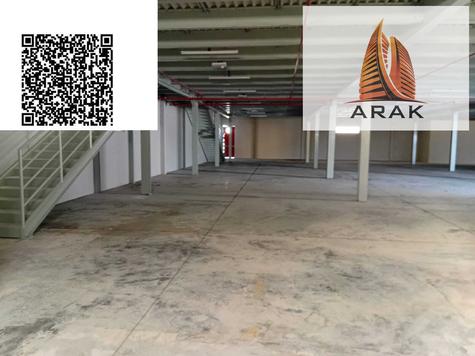 For annual rent, a large warehouse located in a prime area in Al Jurf Industrial Area 1