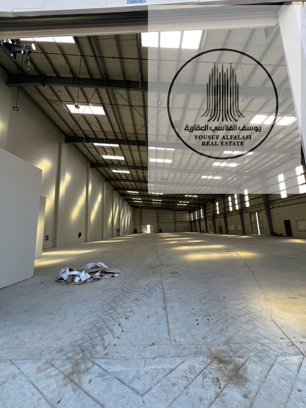 Warehouse for rent in Umm Al Quwain 50,000 sq ft 200 kW electricity
