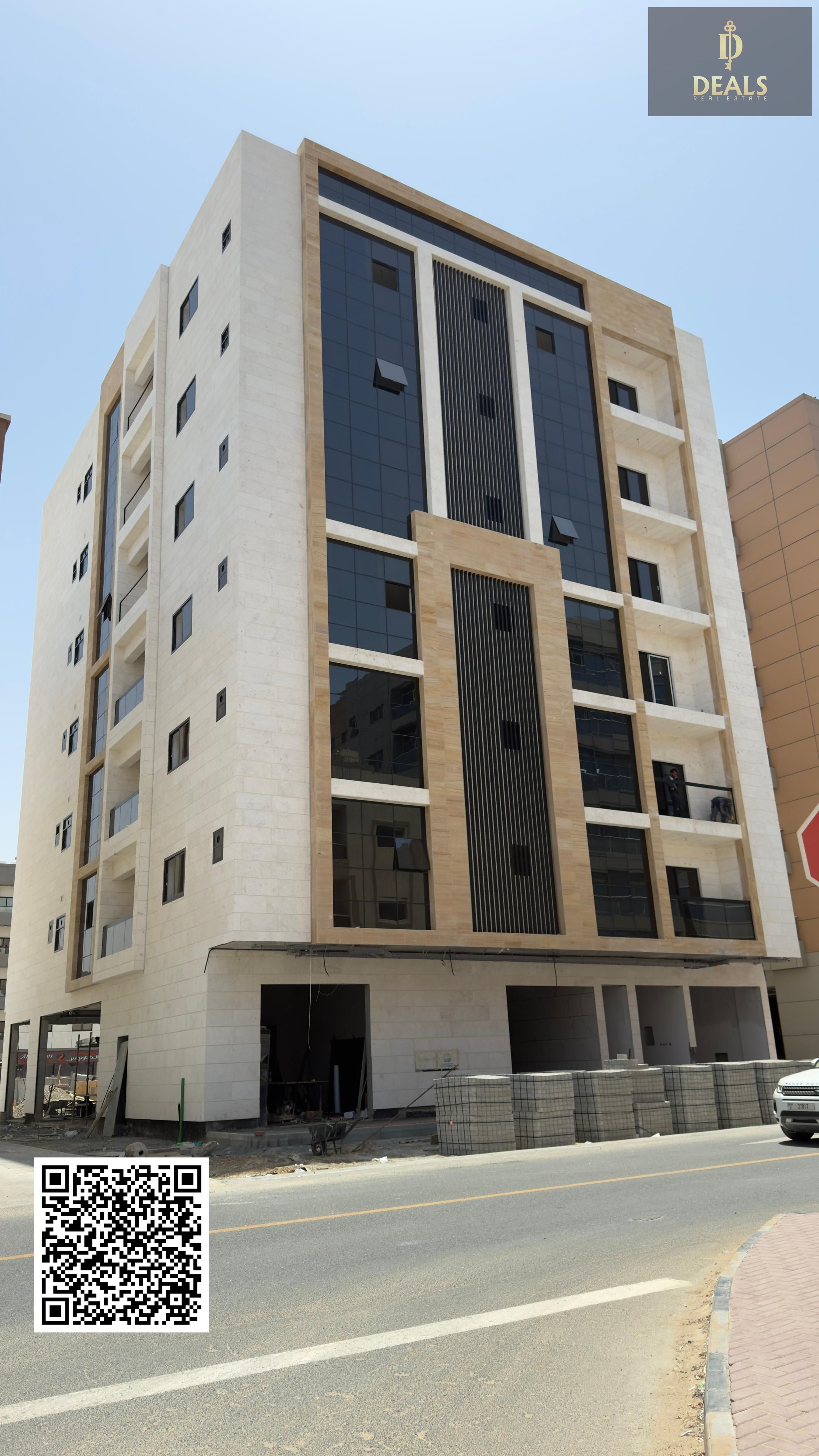 Brand New Investment Building for Sale in Ajman | G+6 | 32 Apartments + 2 Shops | Parking | Expected Income AED 1.186M | AED 14M