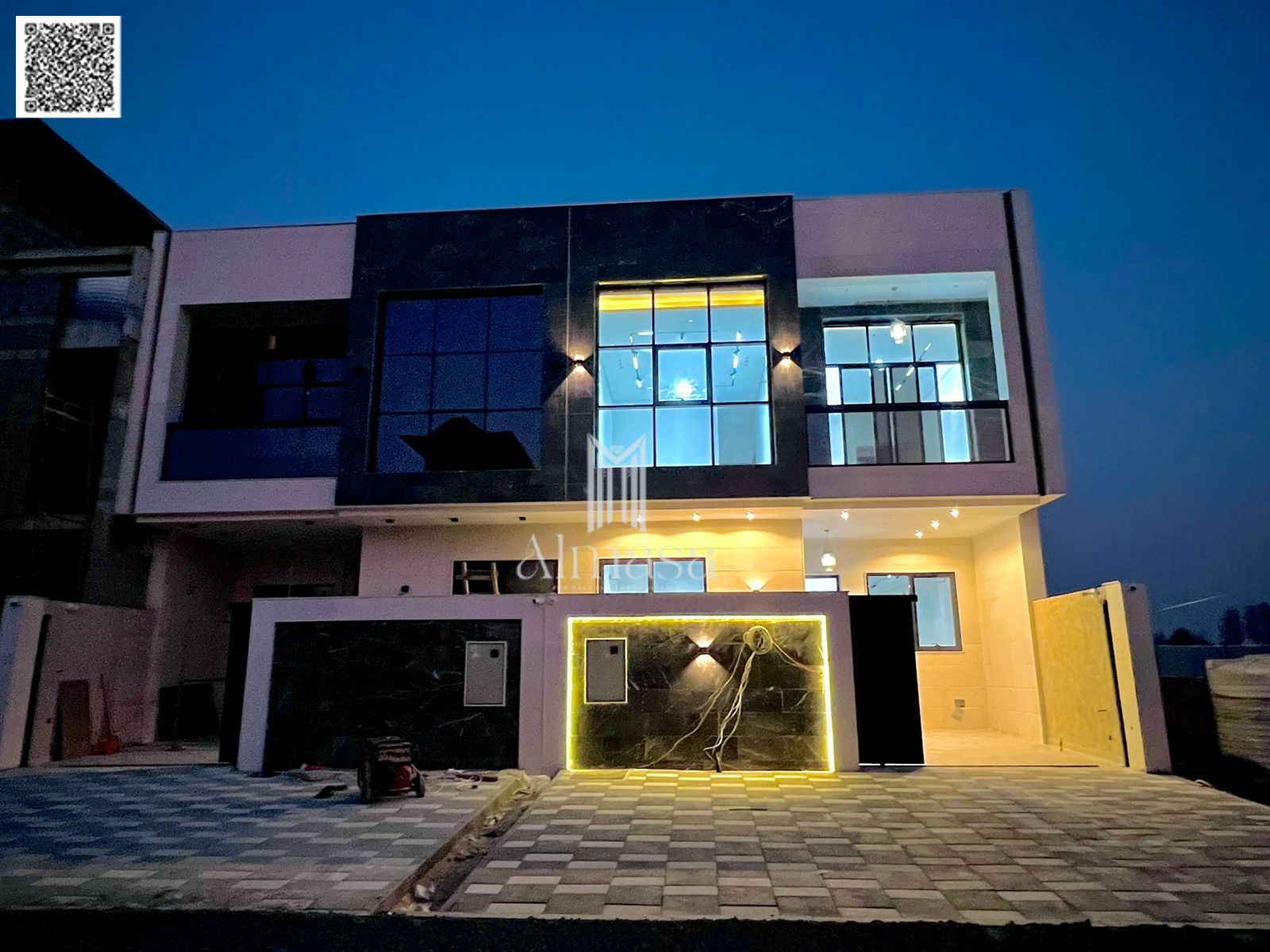 Own a uniquely designed villa at a price that includes registration and ownership fees, located near all services and close to Sheikh Mohammed Bin Zay