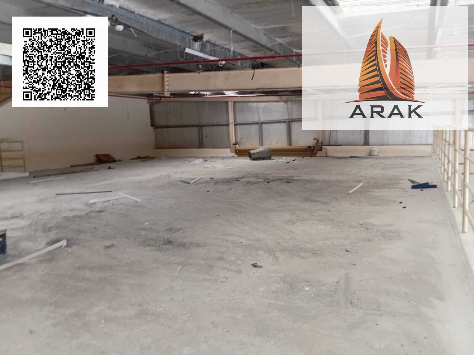 For Annual Rent in Al Jurf Industrial 1 Warehouse with an area of 6,000 sq ft Price: AED 310,000 per year in 4 payments Security deposit: 10 percent