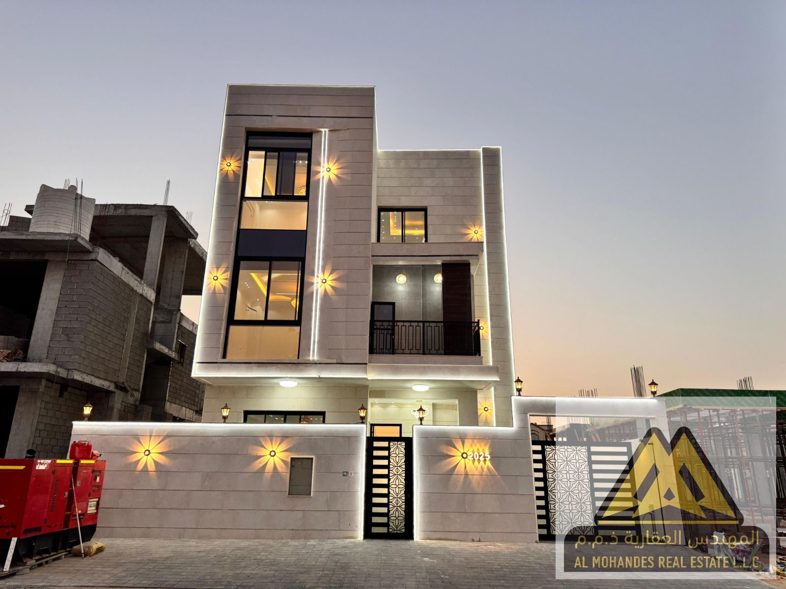 Luxury Modern 6-Bedroom Villa for Sale in Al Zahya 2, Ajman – Private Pool, Rooftop Terrace, 3 Floors, Spacious Living Areas, Majlis, Fully Equipped