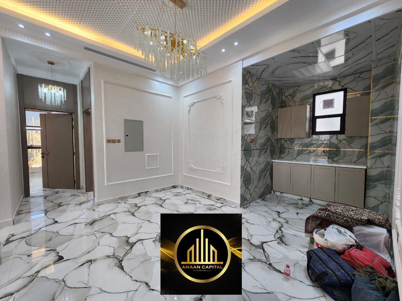 Modern villa for sale, first occupancy, Ajman, Al Yasmin area